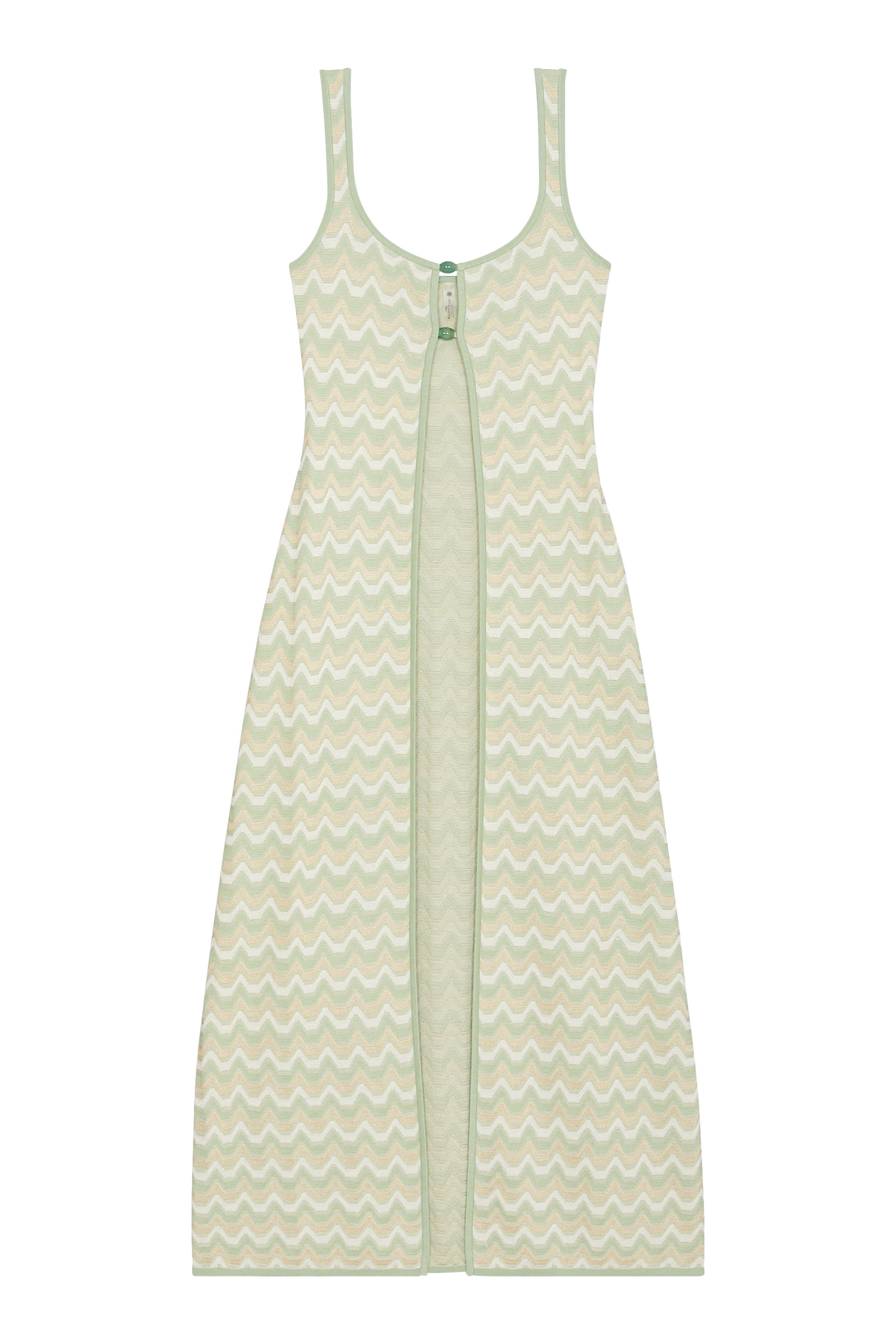 بلوزة فارا طويلة بنقشة خطوط شيفرون