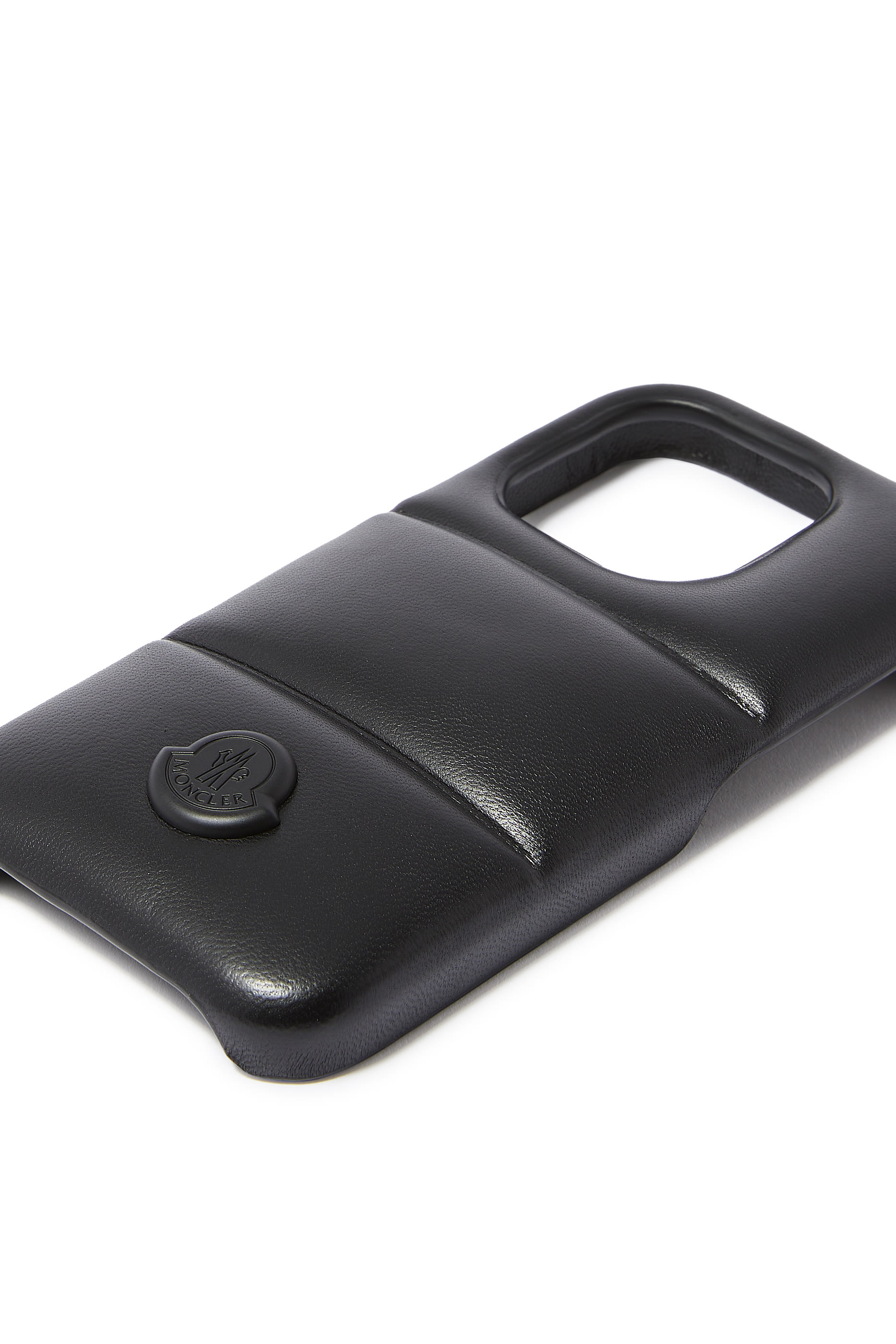 حافظة هاتف آيفون 14 برو جلد مبطن