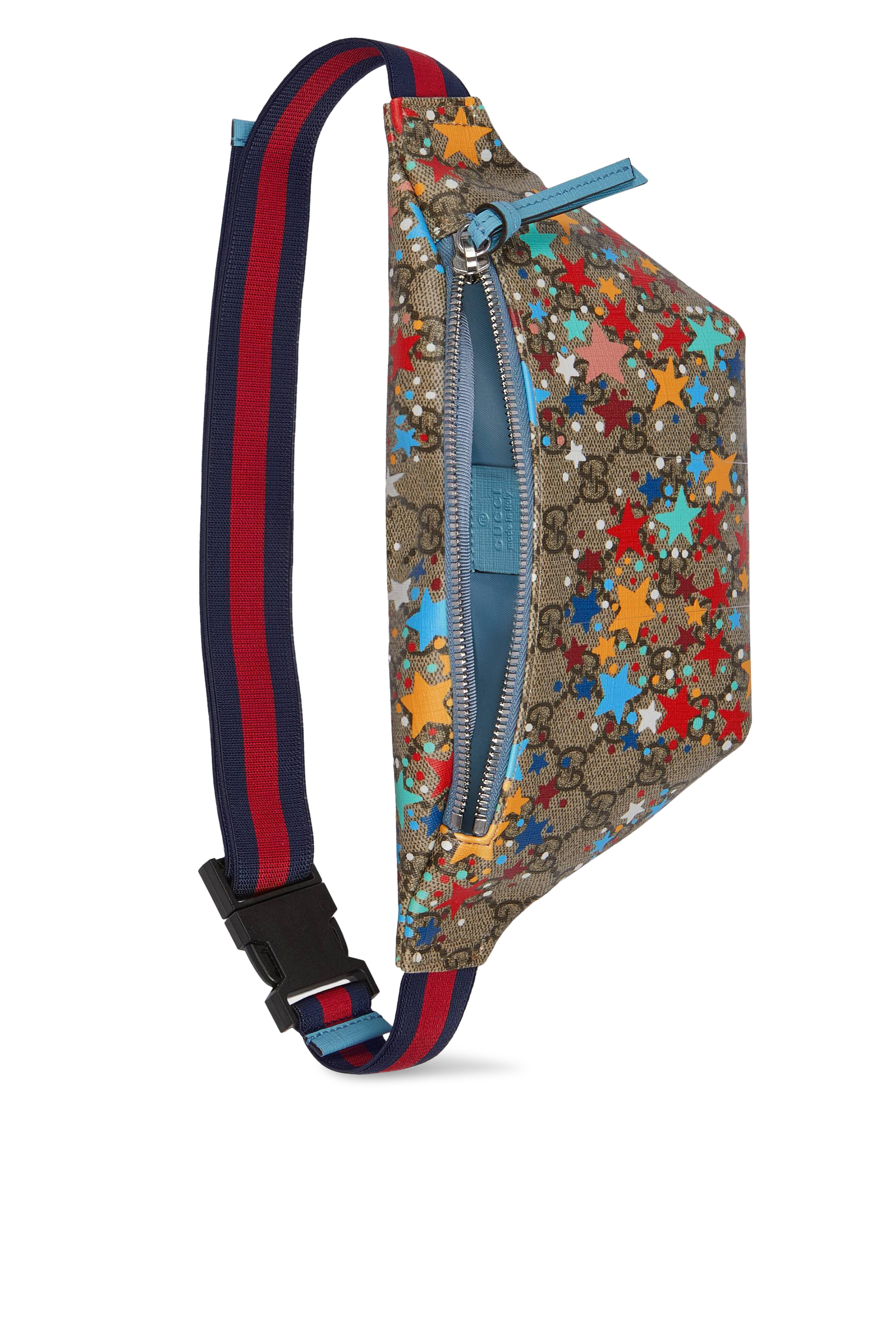 حقيبة خصر بنقشة نجوم وحرفي GG