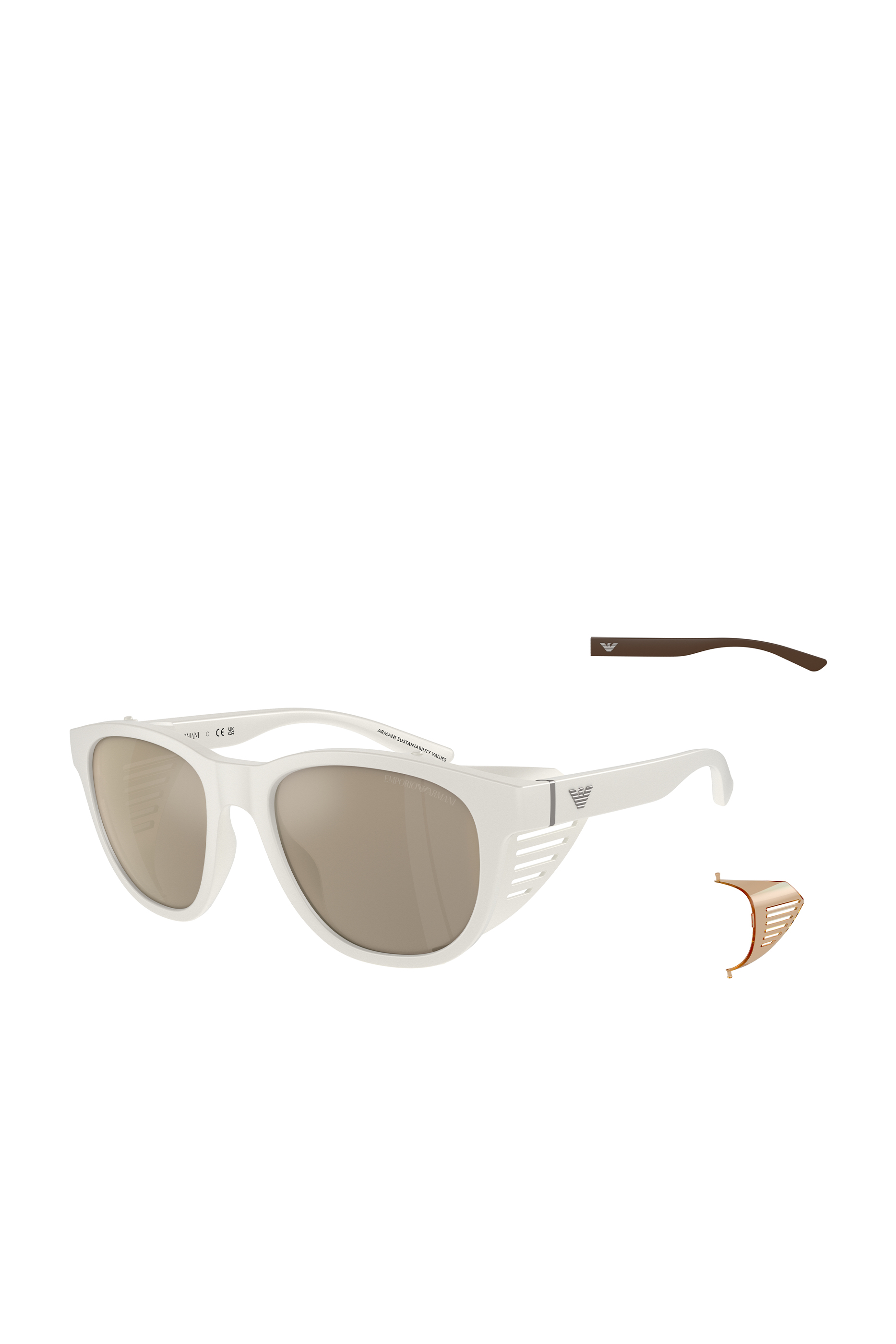 نظارة شمسية بإطار D مع أذرع قابلة للتبديل