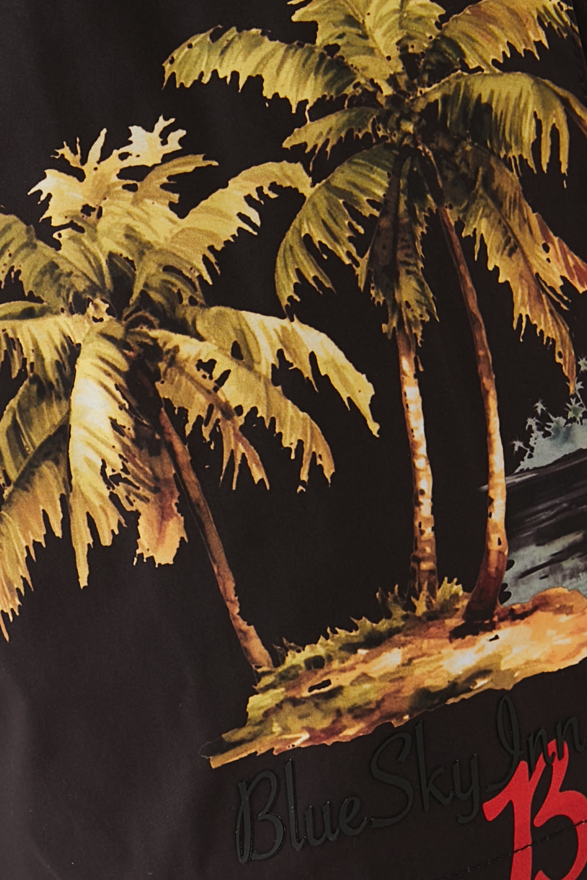 شورت سباحة بطبعات جزيرة