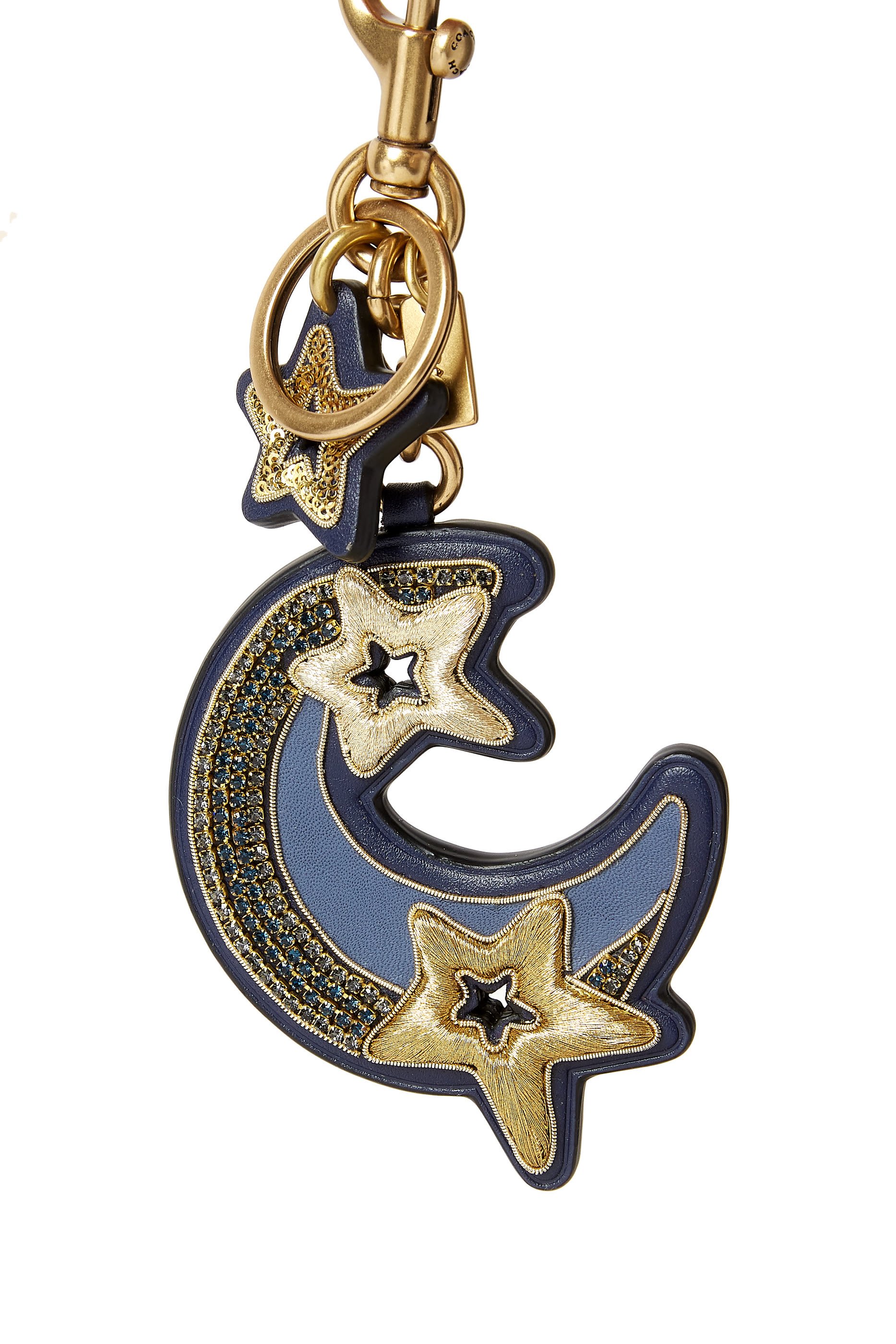 حلية حقيبة بتصميم نجمة وقمر