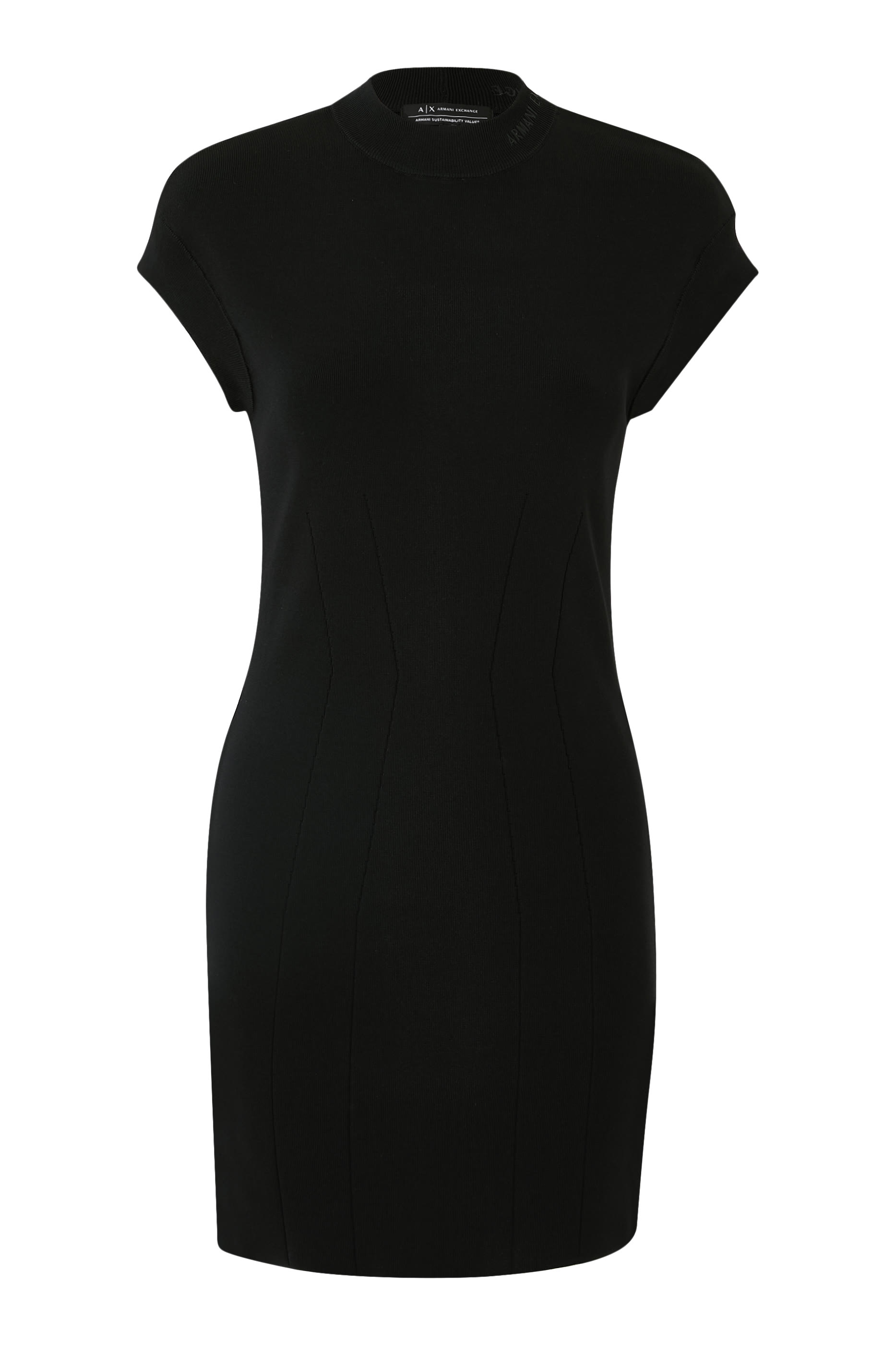 فستان قصير بأكمام قصيرة