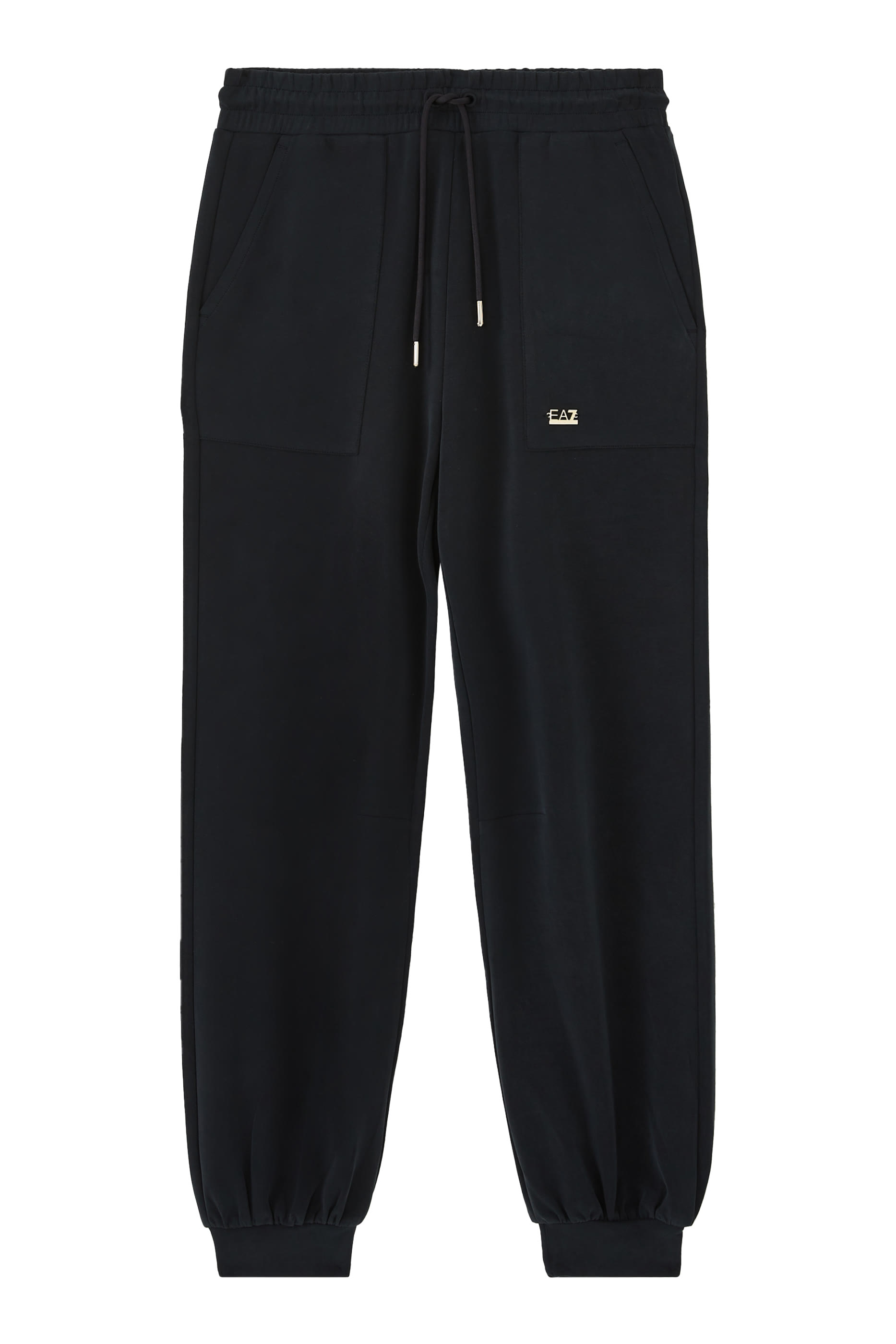 بنطال رياضي بقصة فضفاضة بشعار الماركة