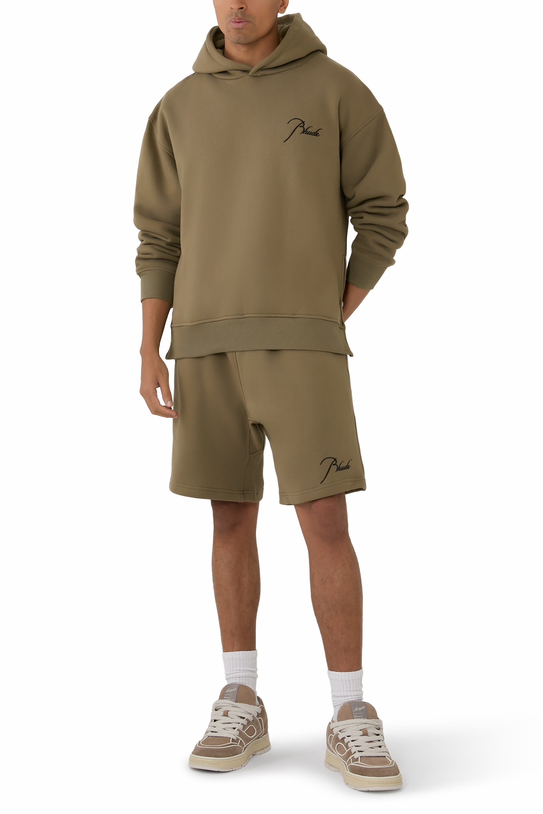 هودي كلاسيك بنمط كنزة بسحاب جانبي