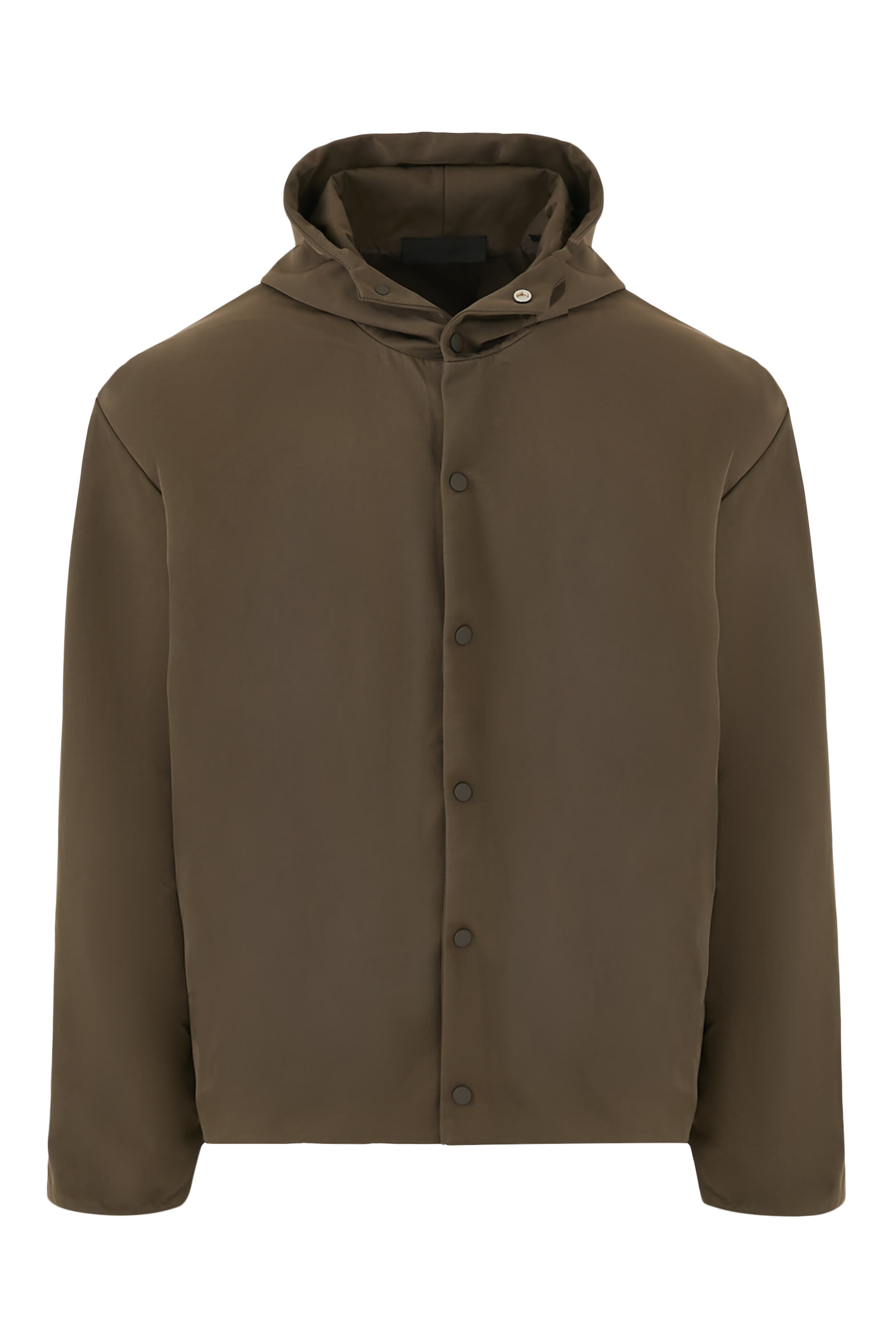 جاكيت كوتشز بغطاء للرأس نايلون بارز الملمس