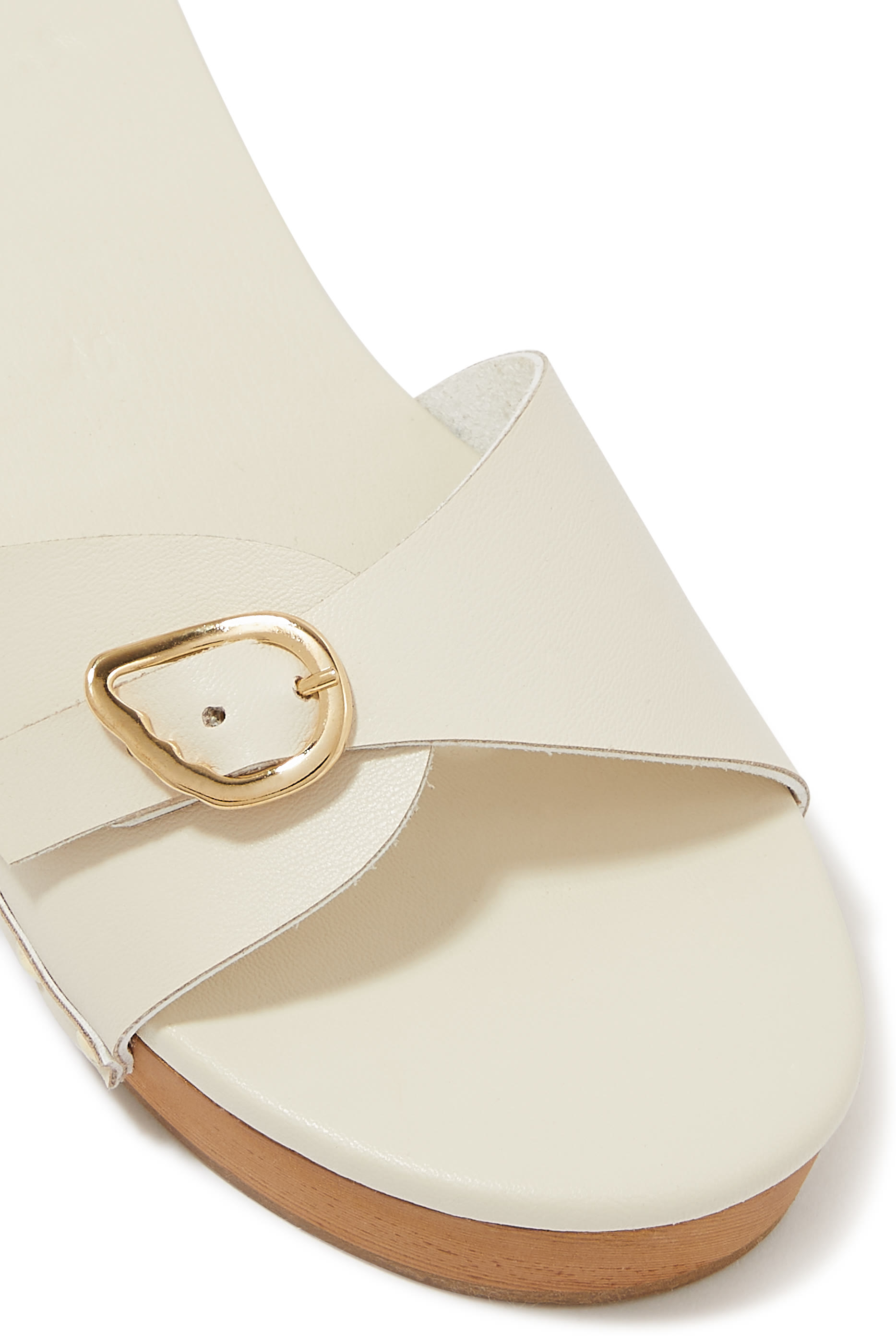 حذاء مفتوح أومونيا 50 خشب وجلد