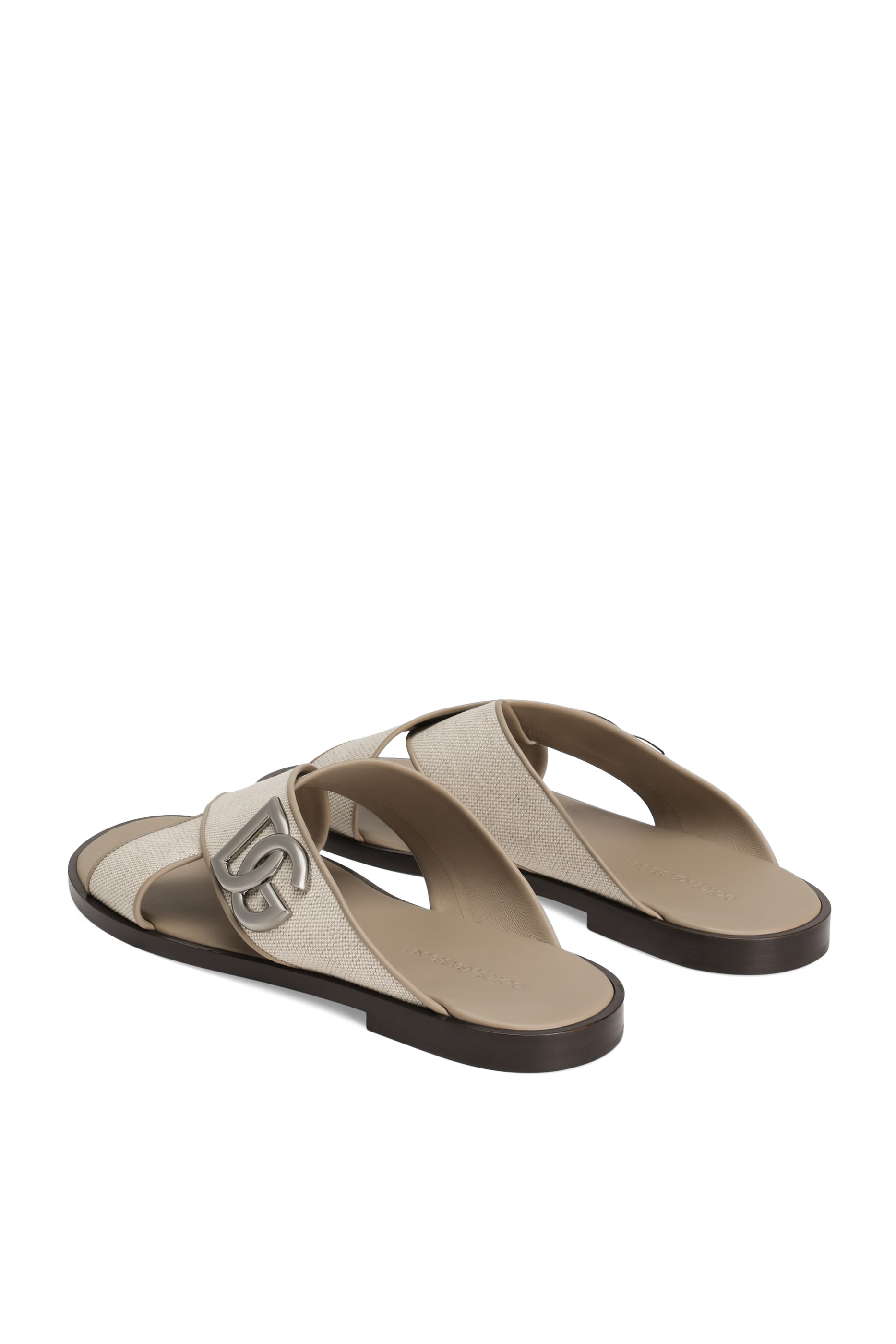 Salt & Pepper Nappa Sandals