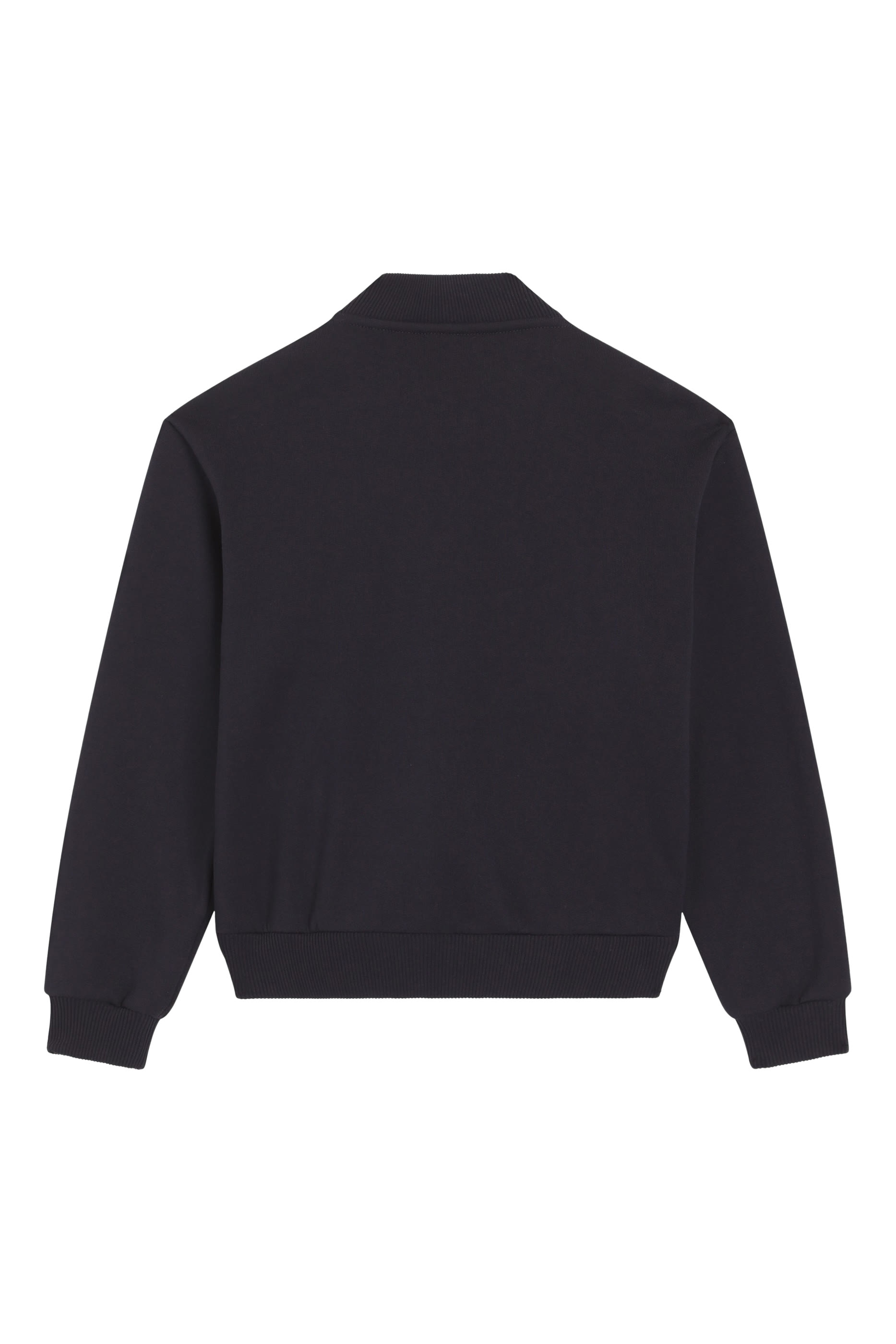 سويت شيرت بسحاب مزين برقعة للأطفال