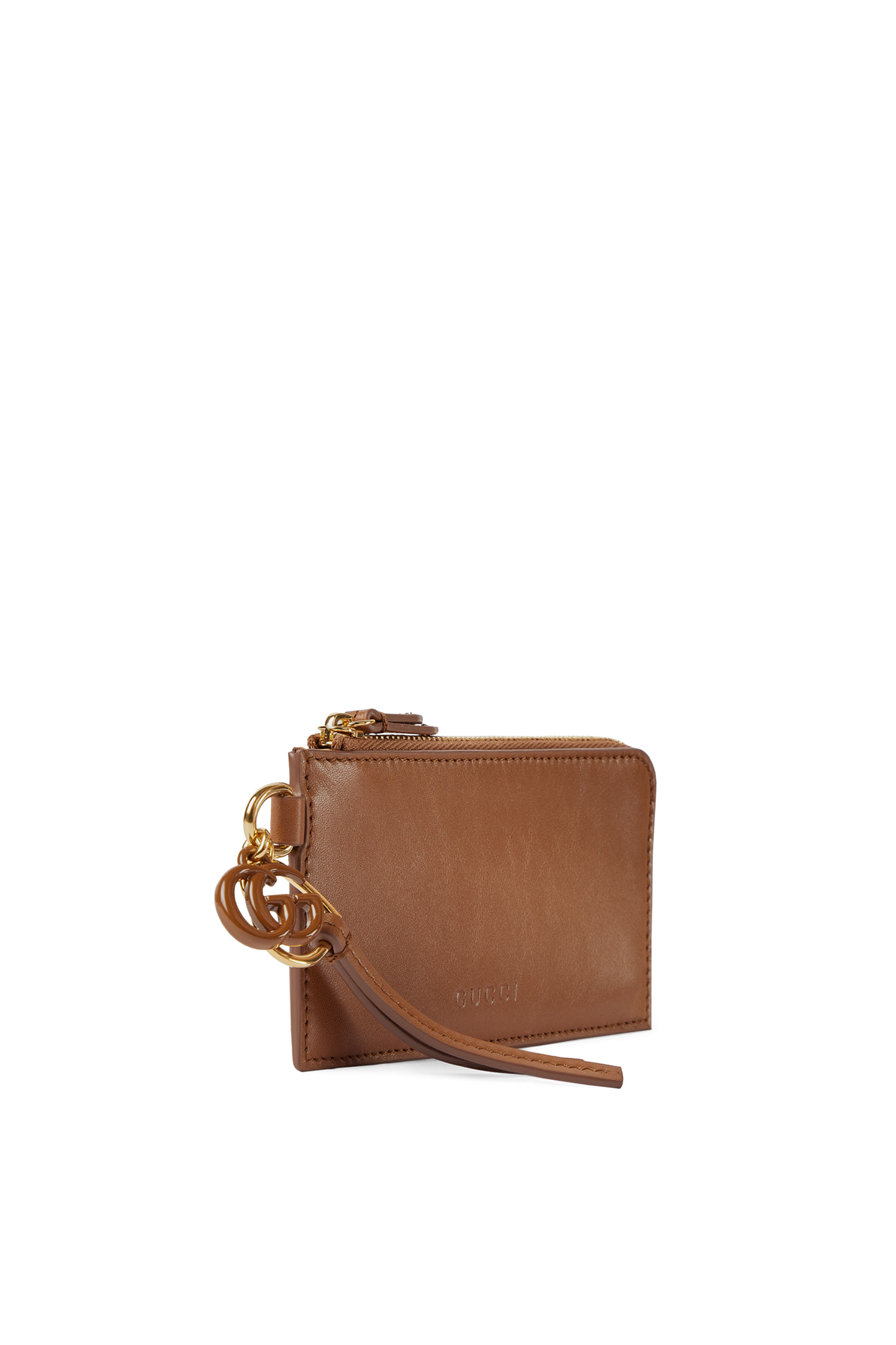 حافظة بطاقات بحلية شعار الماركة