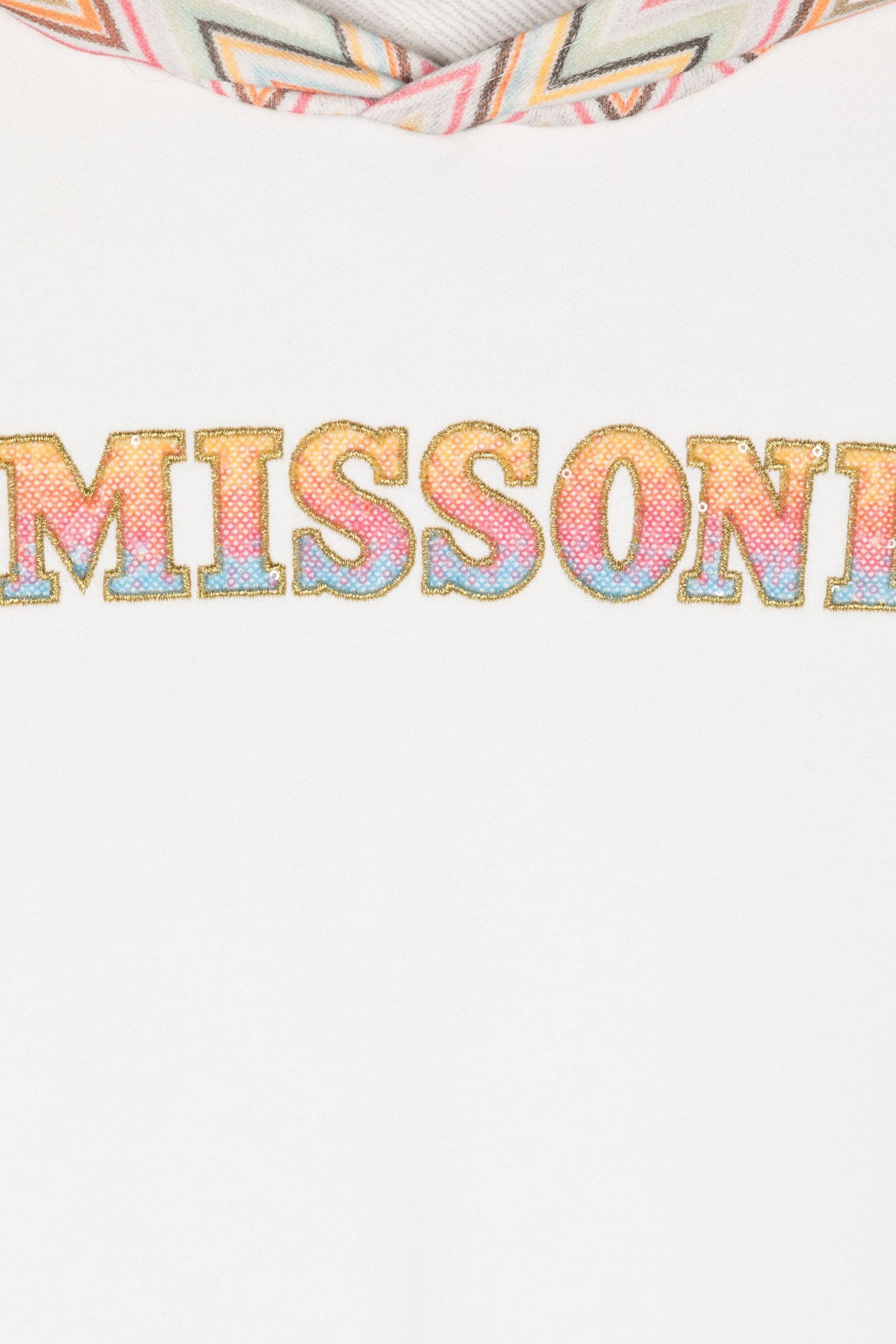 هودي بشعار الماركة بنقشة متعرجة للأطفال