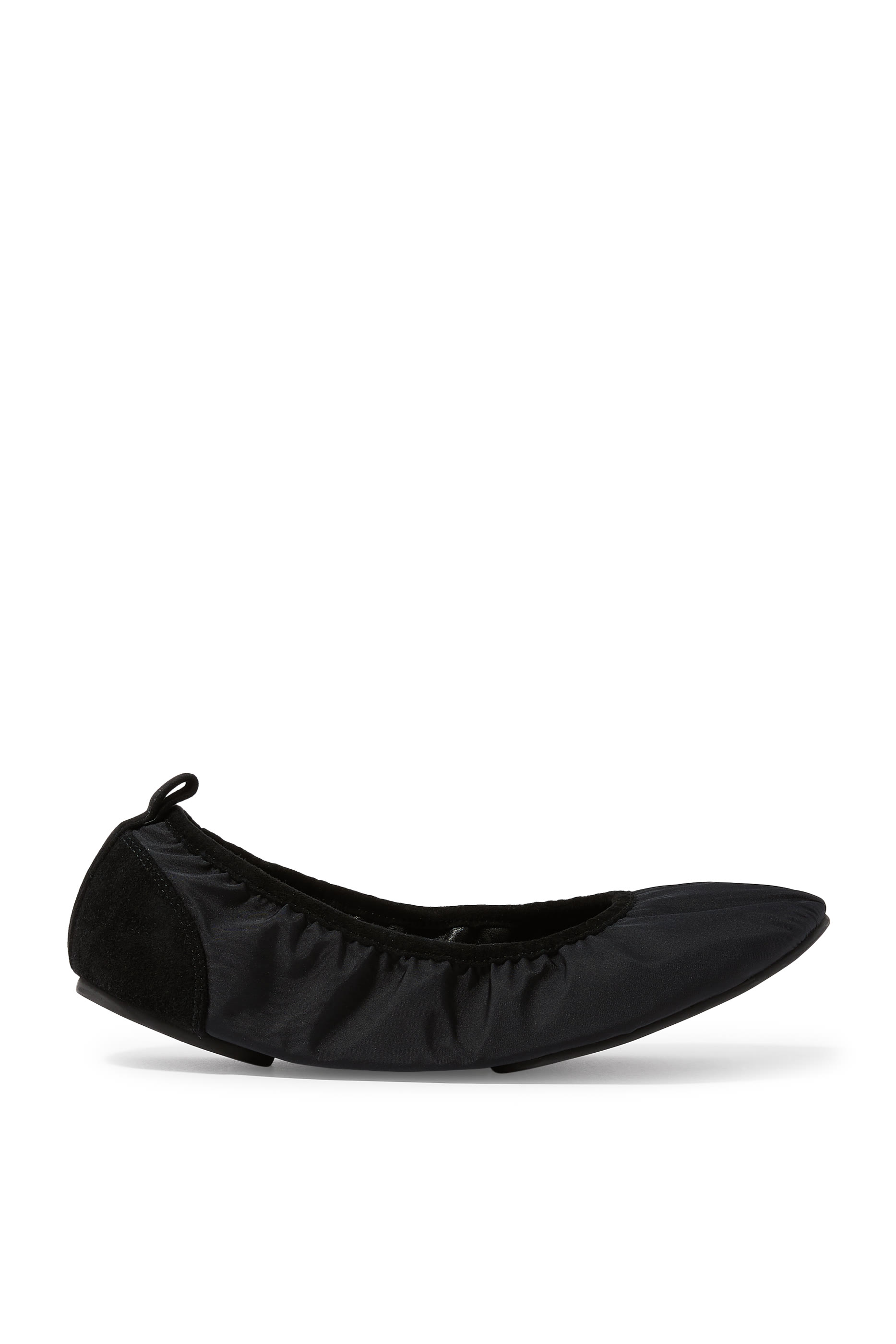 حذاء بالرينا بنعل مسطح ساتان