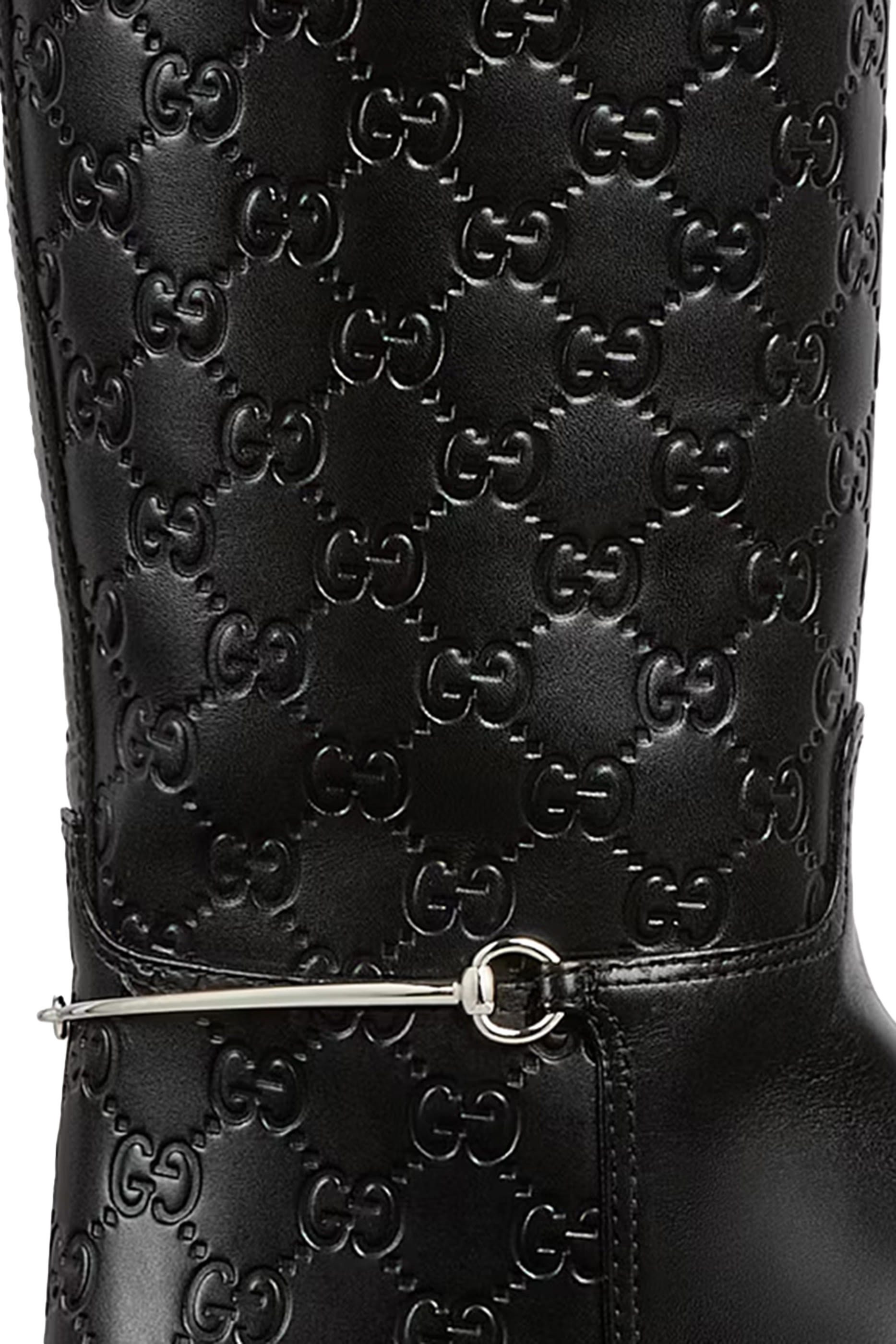 بوت رفيع بحلية لجام الحصان