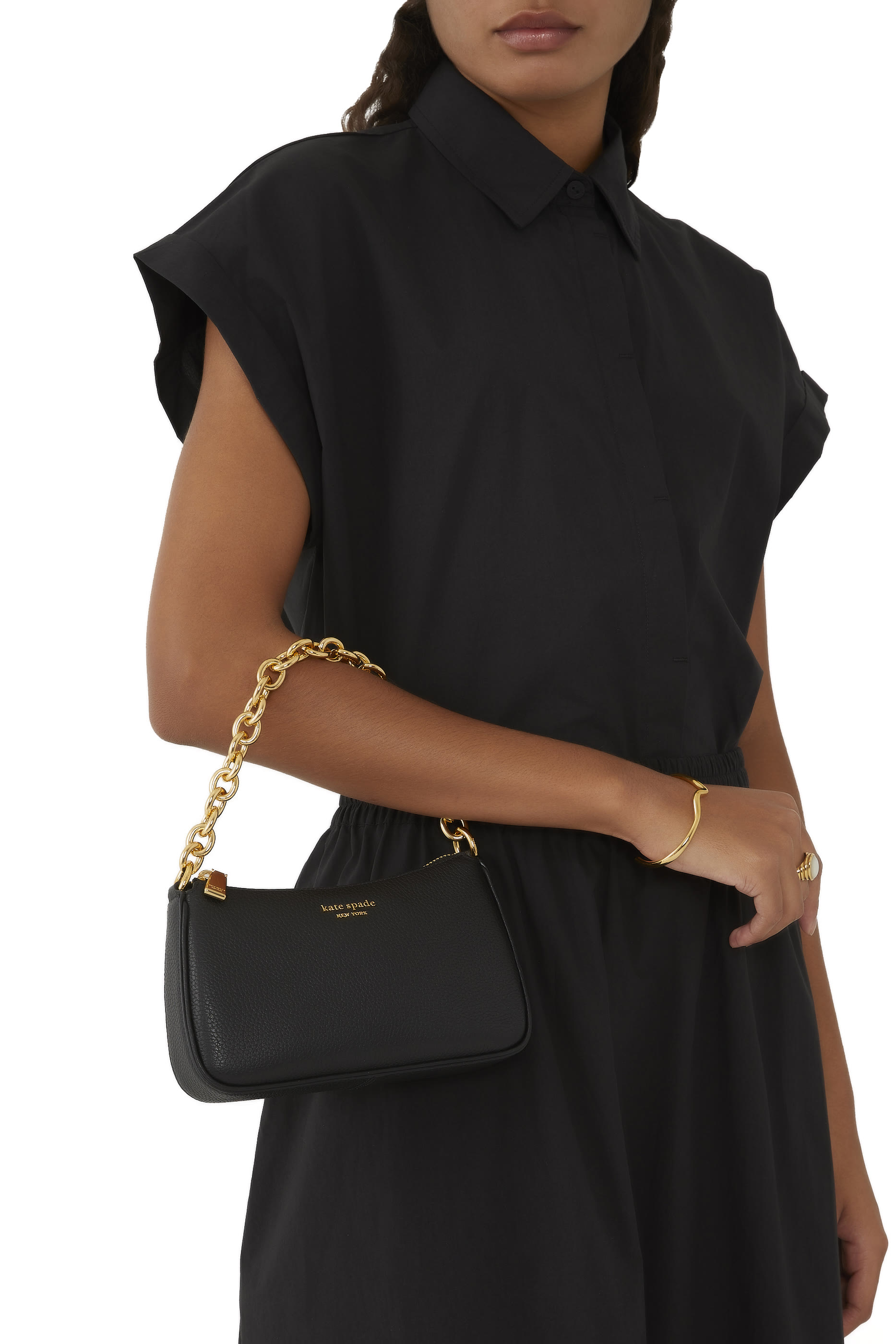 حقيبة جولي صغيرة قابلة للتعديل جلد