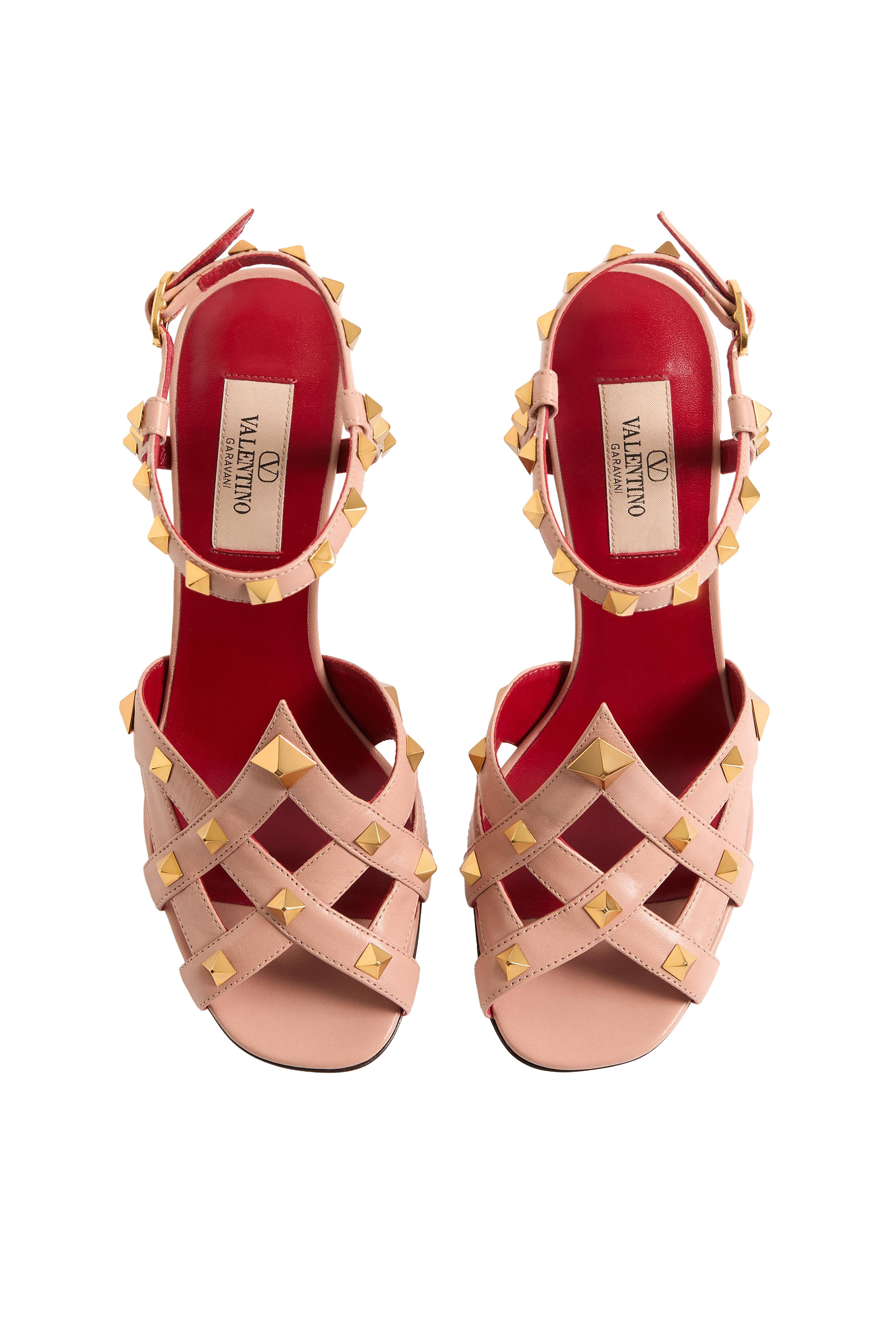 حذاء كلاسيكي 100 بحلي هرمية جلد جدي