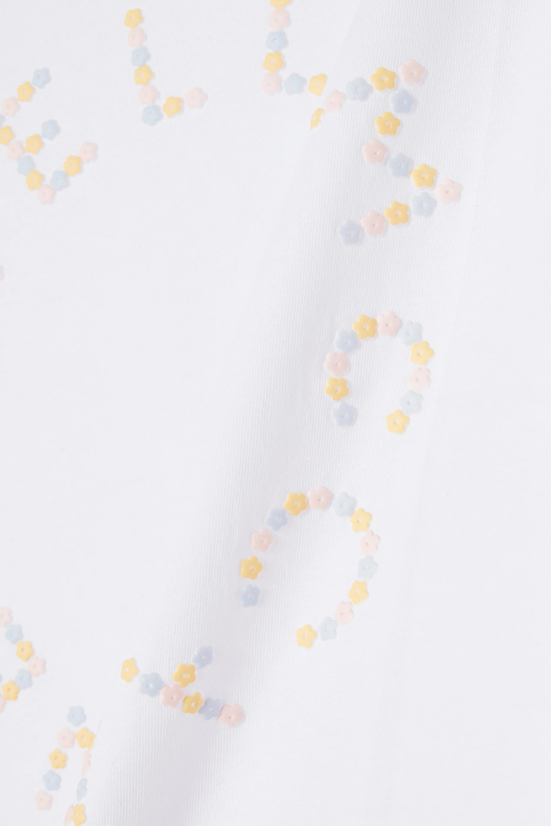 تيشيرت بشعار الماركة مستدير للأطفال