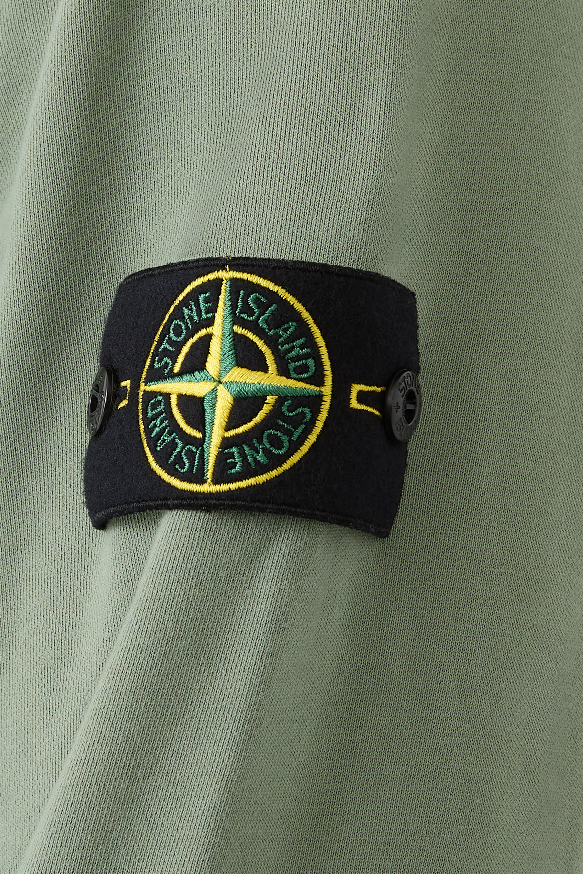 هودي برقعة شعار الماركة صوف قطن عضوي