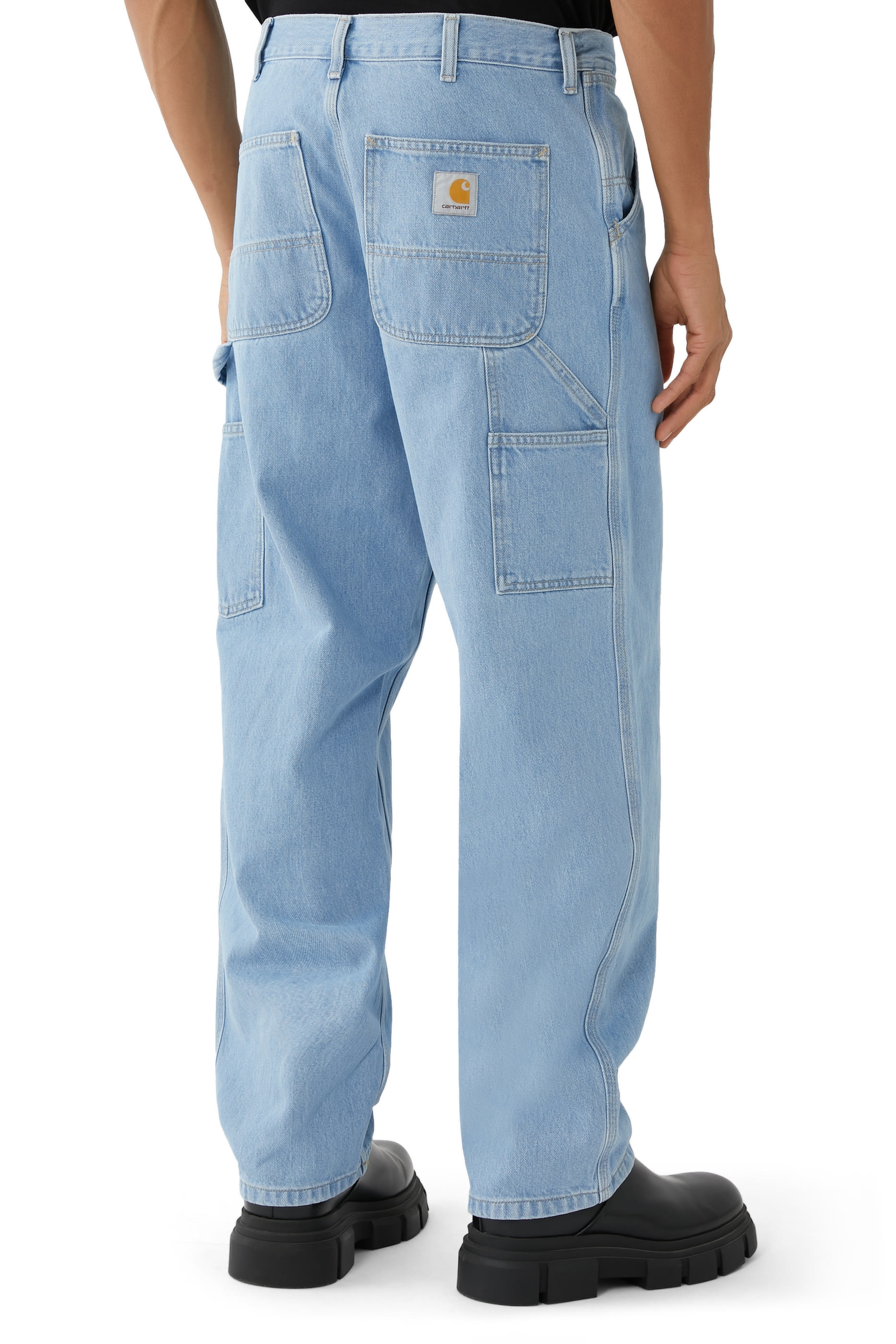 بنطال دنيم سنجل ني