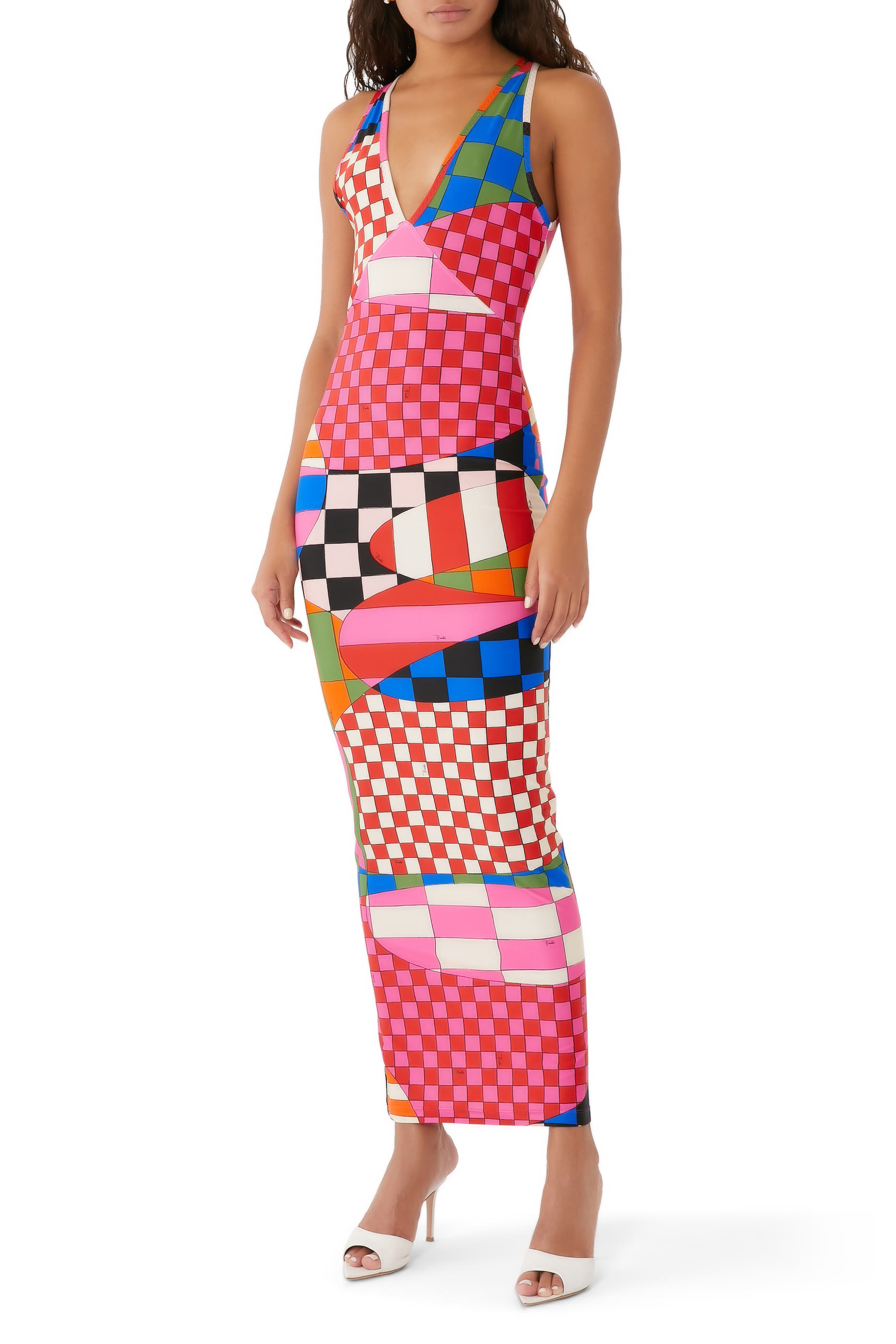 فستان طويل بطبعة جيارجدينو