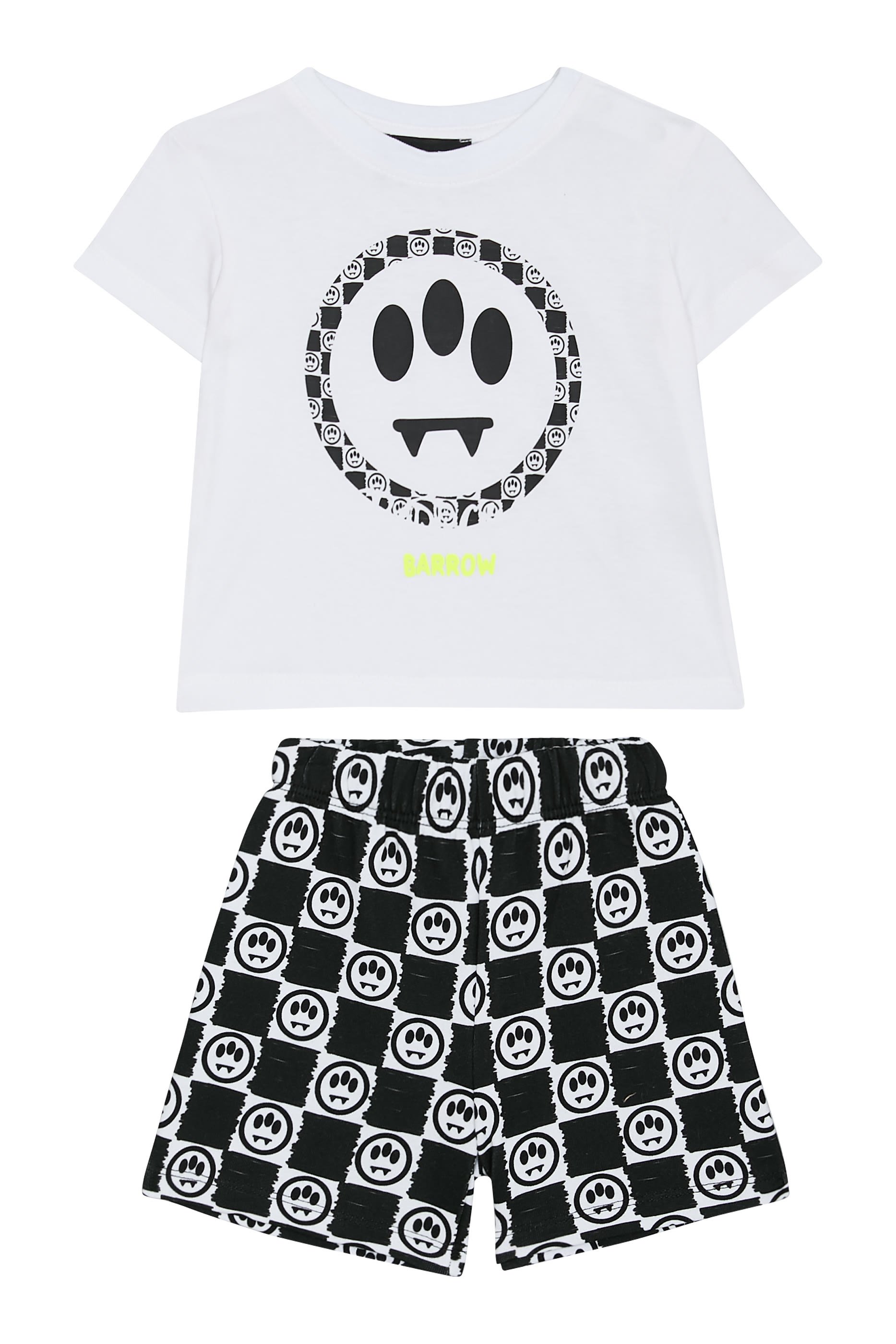 Kids Cotton Printed T-Shirt & Shorts Set