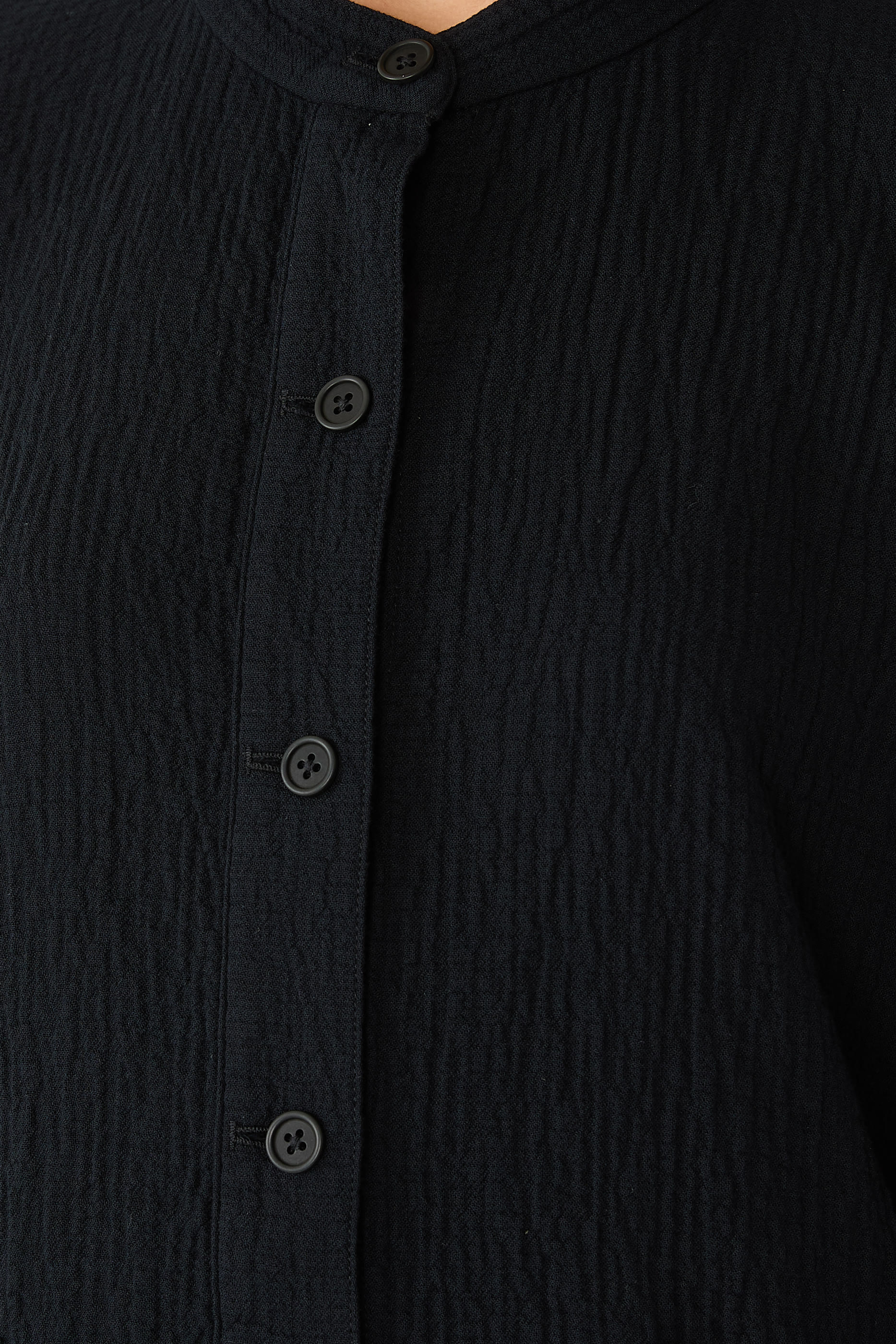 جاكيت بتصميم قميص قطن عضوي مزدوج النسيج