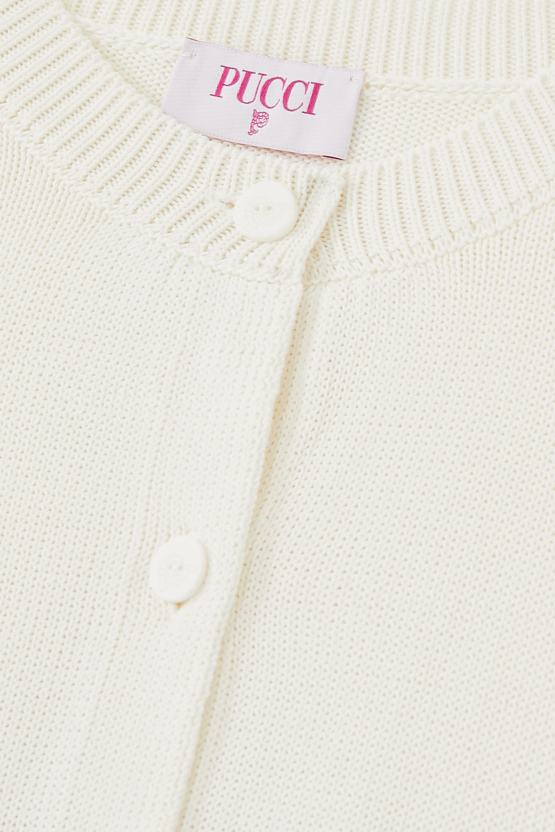 كارديغان بشعار الماركة منسوج للأطفال