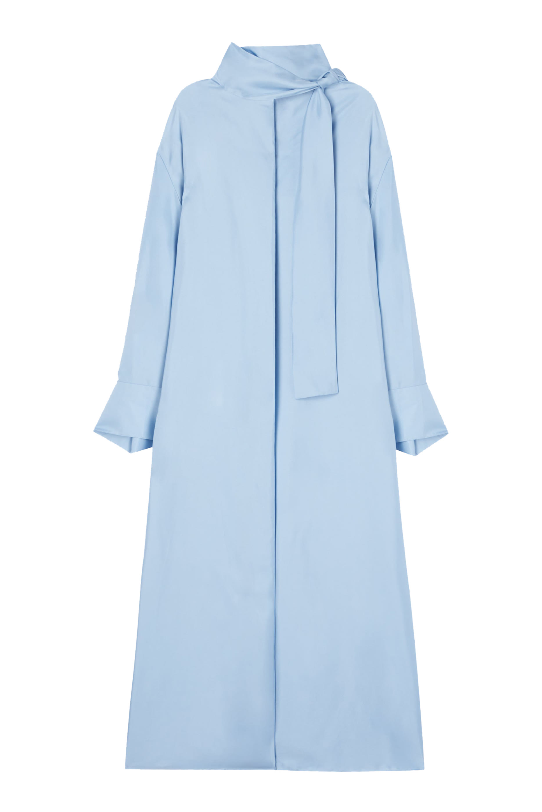 فستان بوشاح حرير