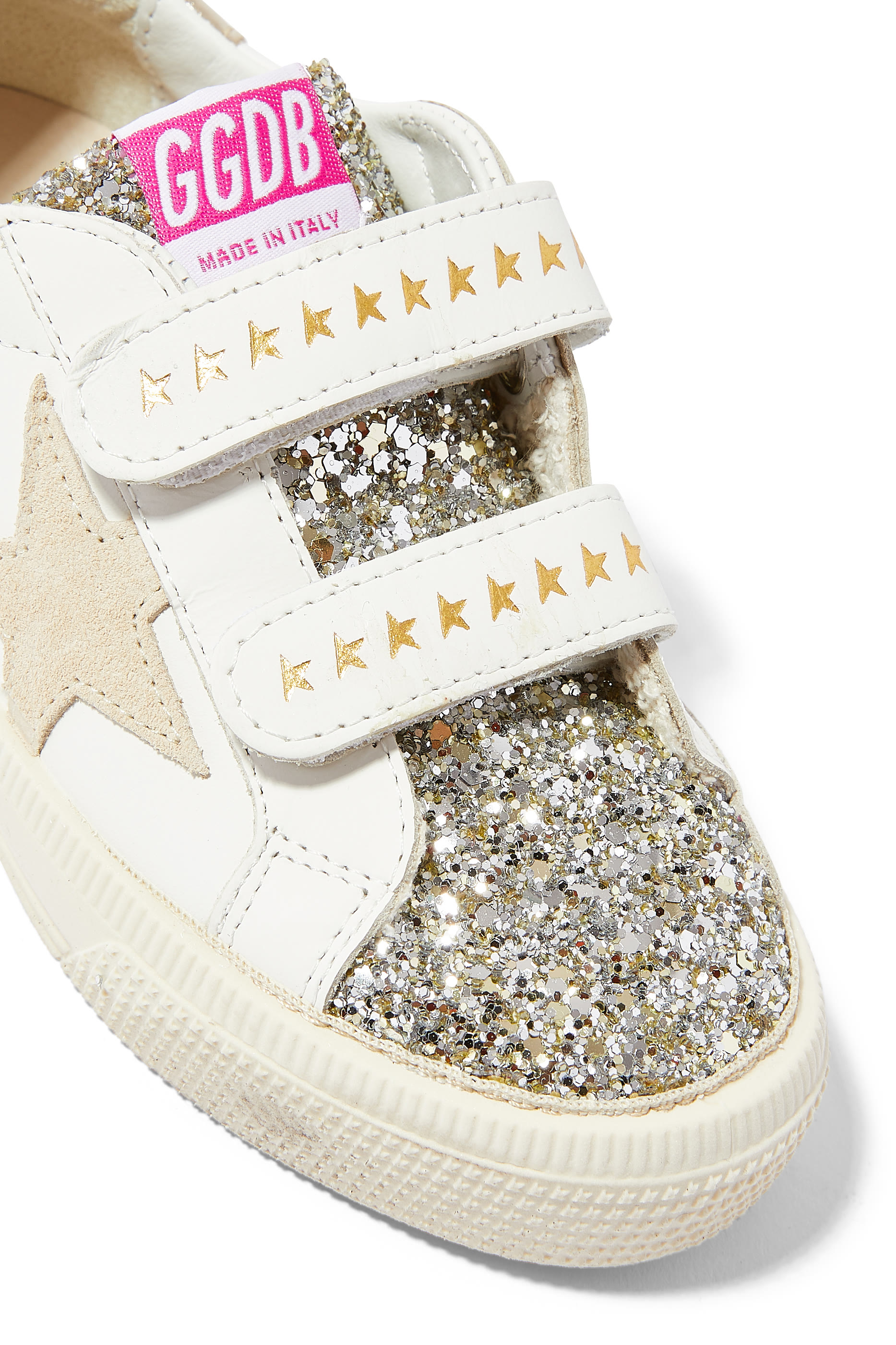 Kids May School Glitter Sneakers