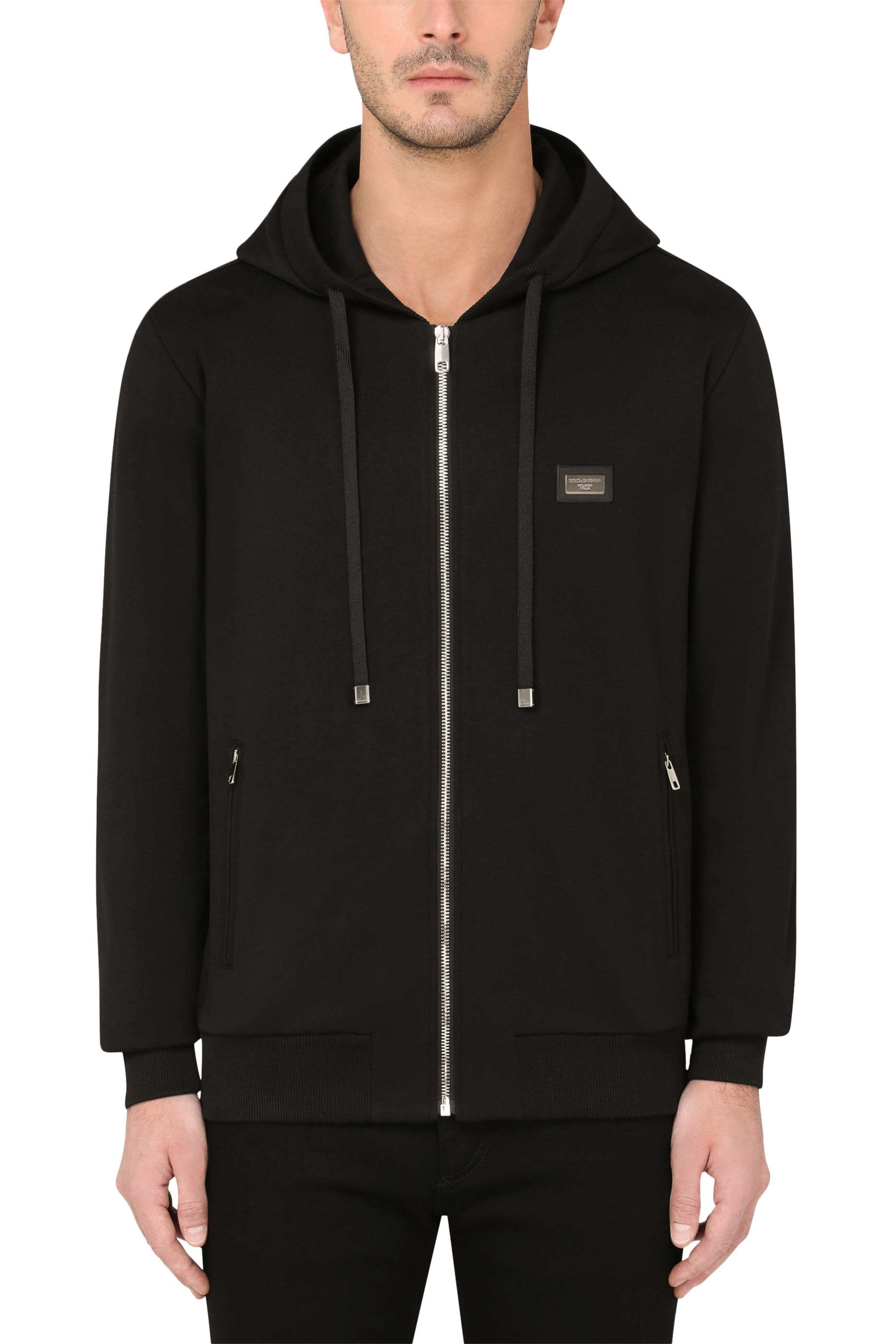 سويت شيرت بشعار الماركة قطن جيرسيه