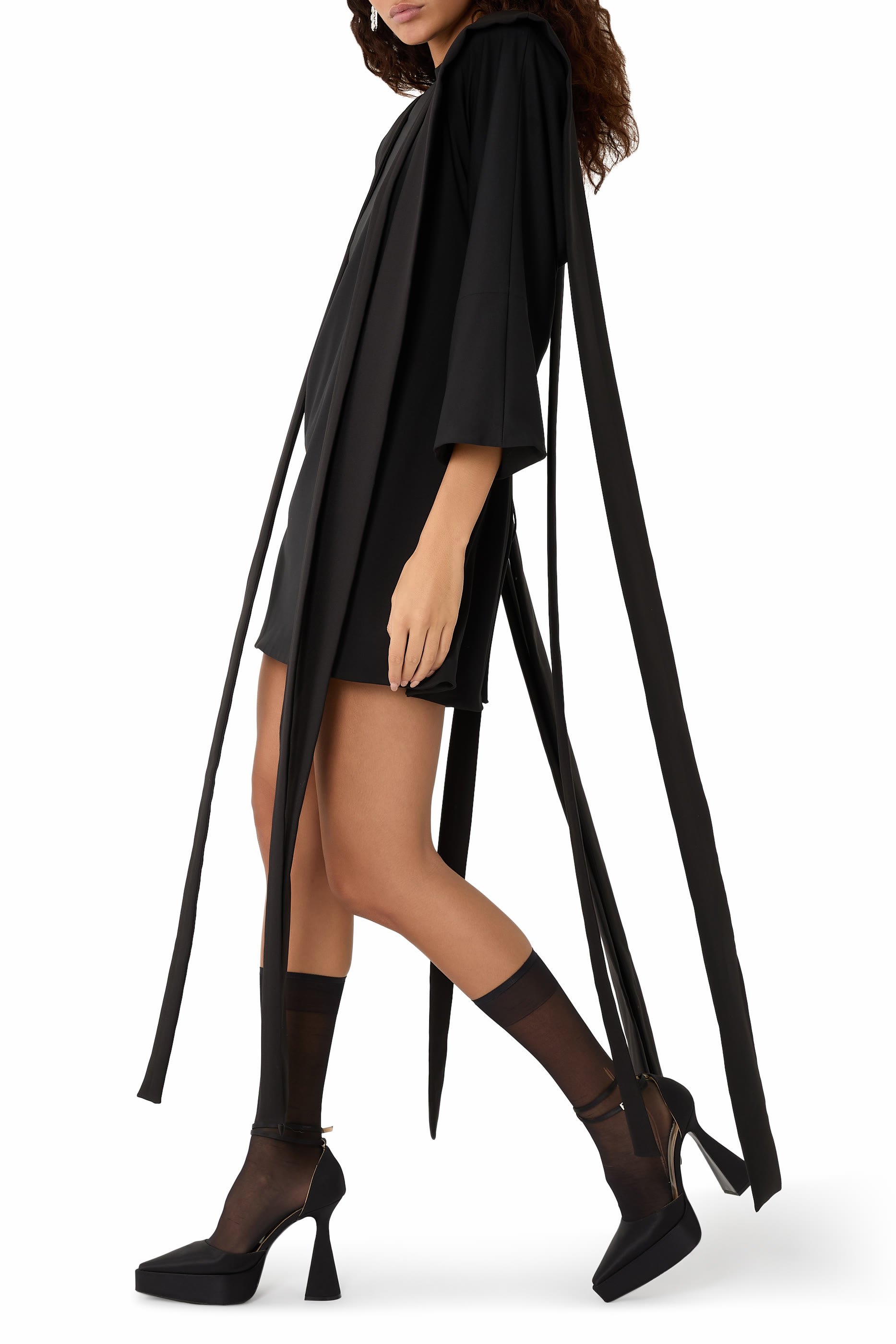 فستان بتصميم تيشيرت بقصة فضفاضة