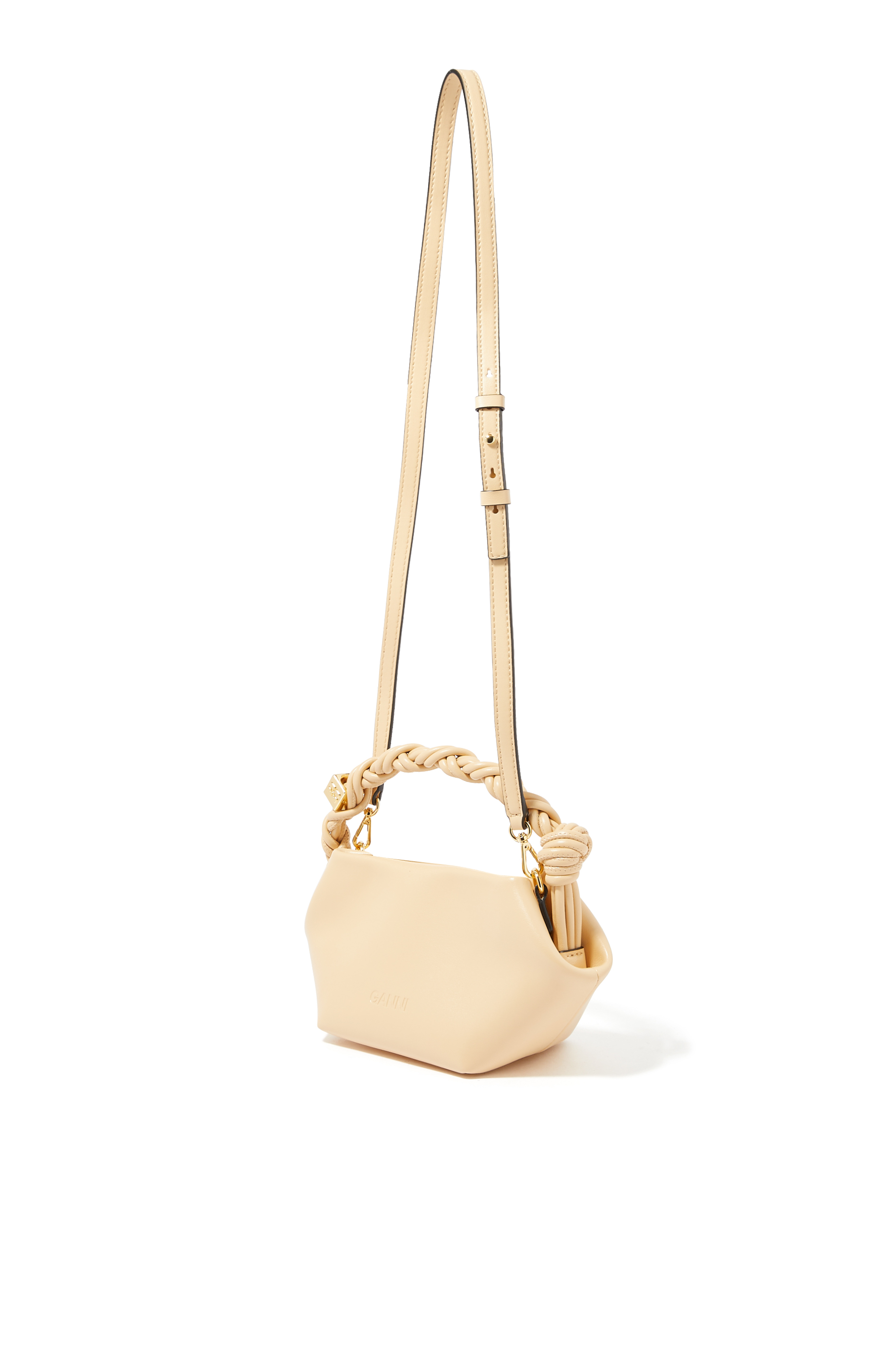 حقيبة يد بو صغيرة بيد مجدولة