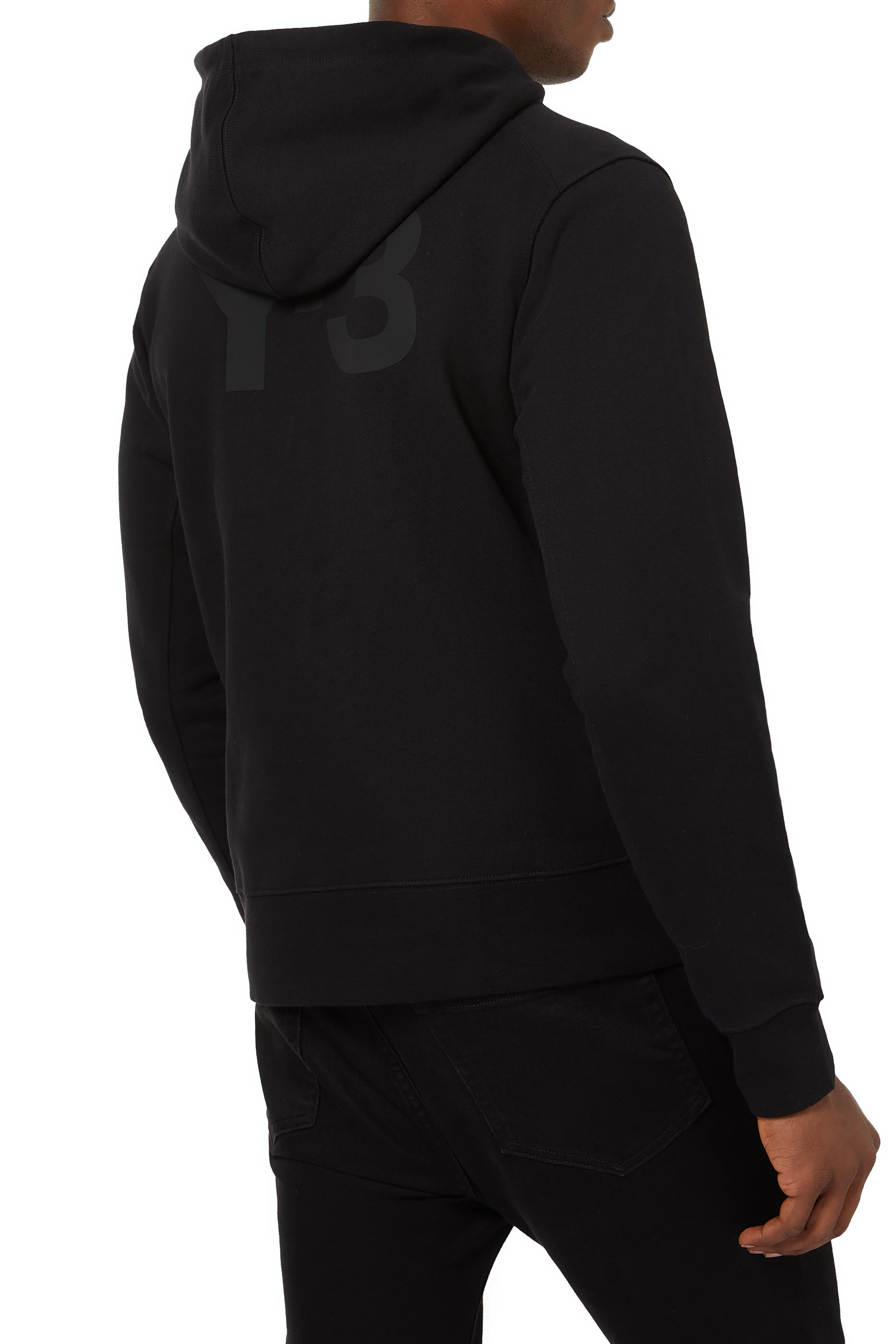 هودي بسحاب كامل بشعار الماركة من الخلف