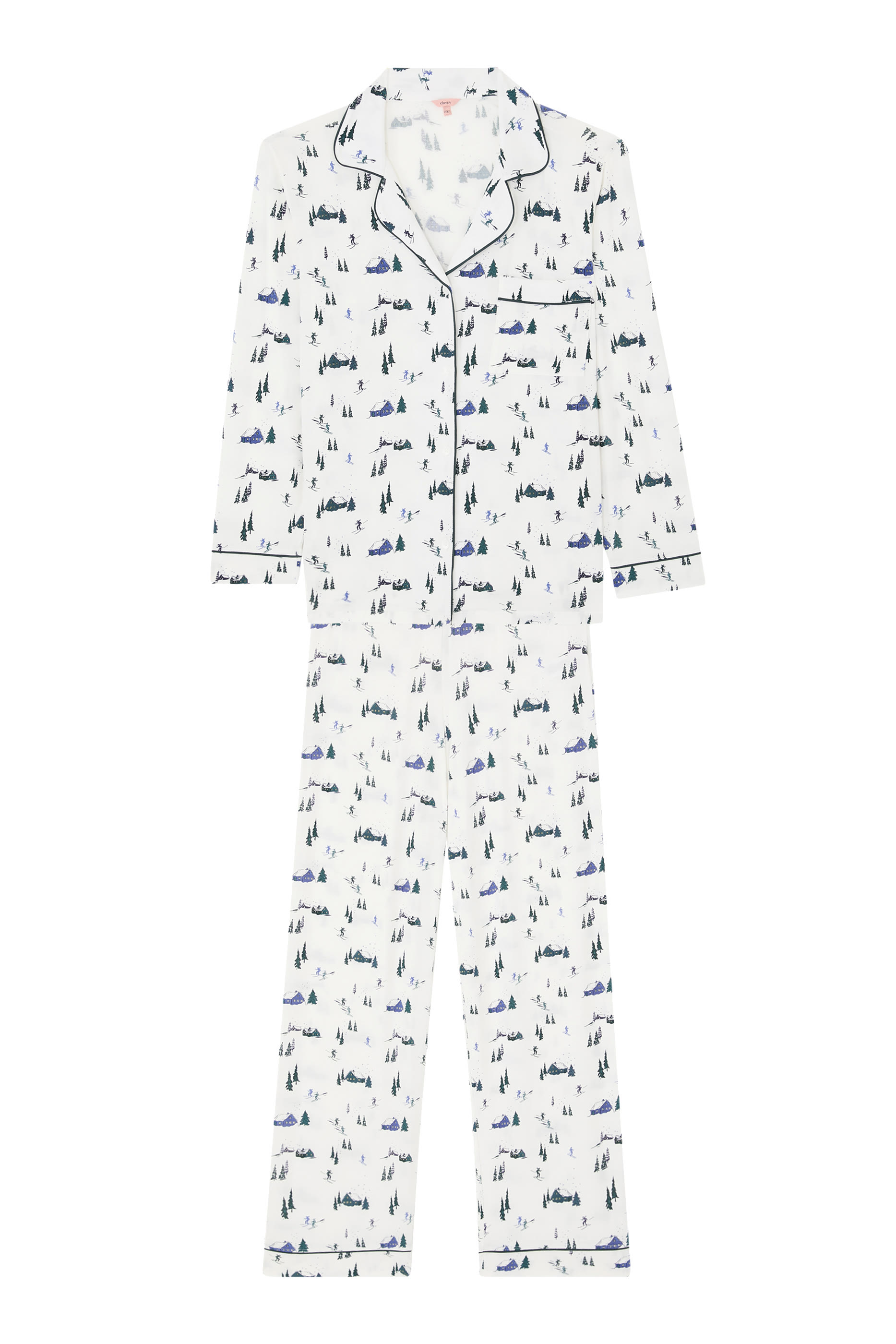 طقم بيجامة غيزيل تينسيل مودال طويل