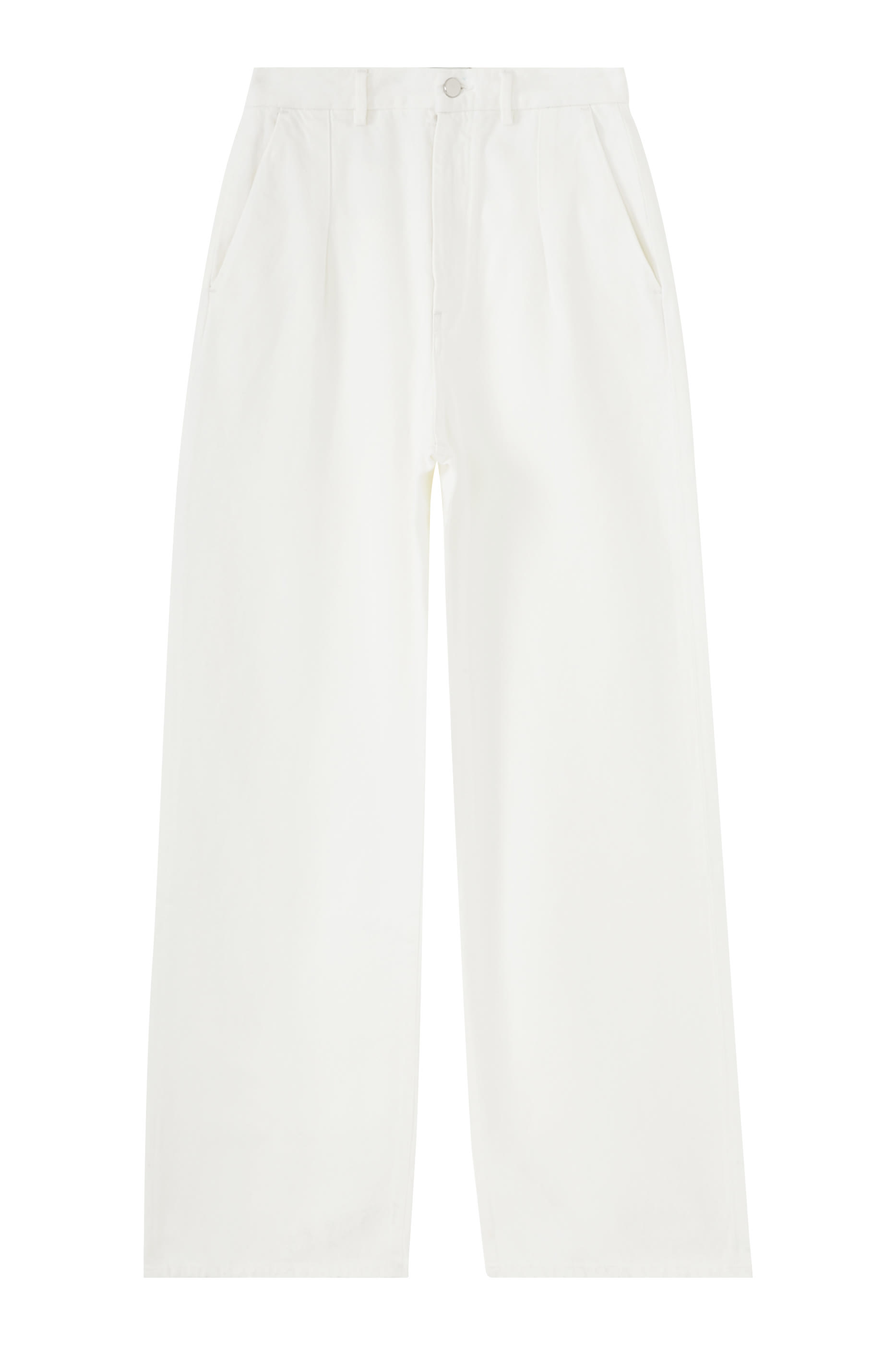 بنطال جينز بقصة ساق واسعة دنيم