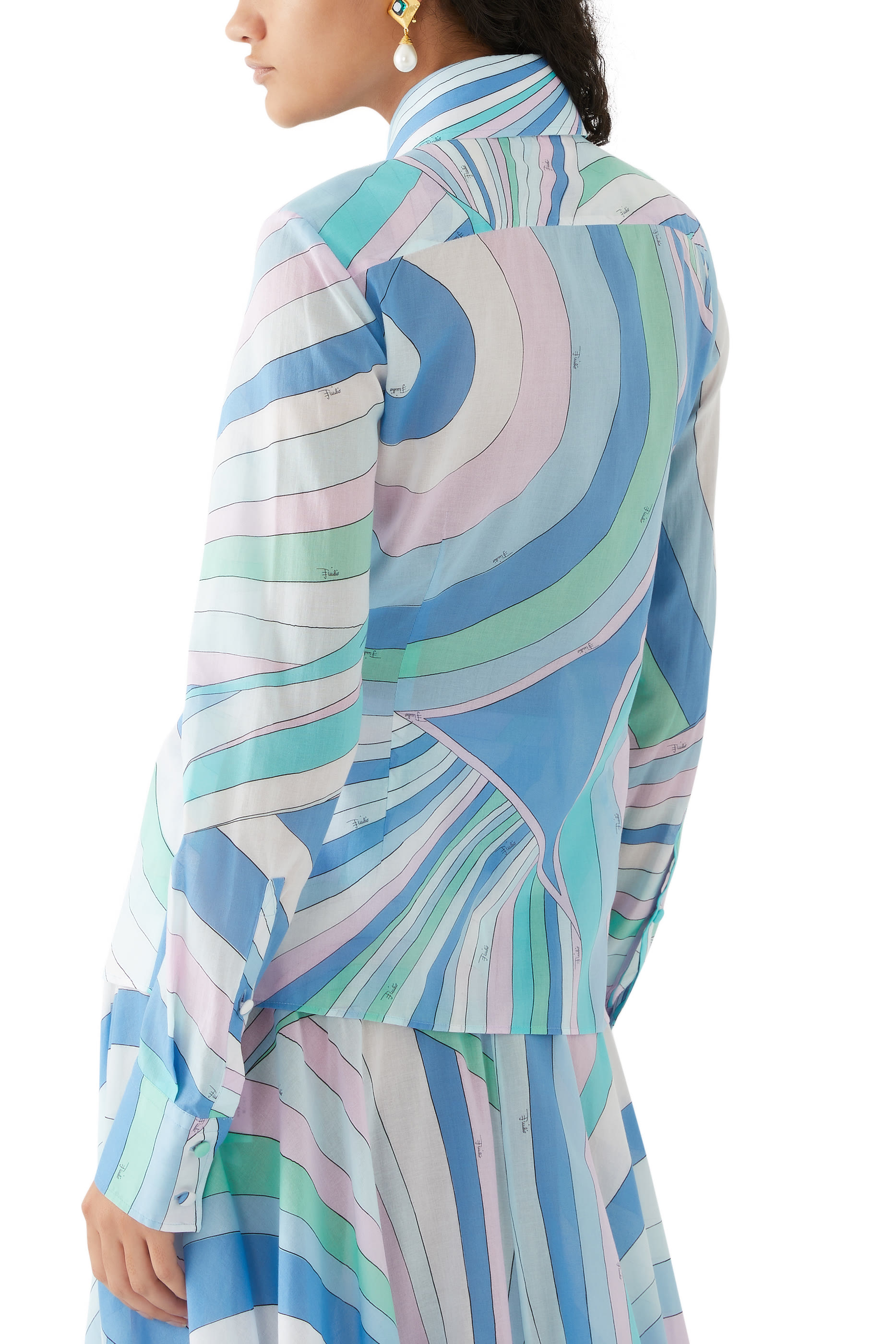 قميص بنقشة ايريد قطن