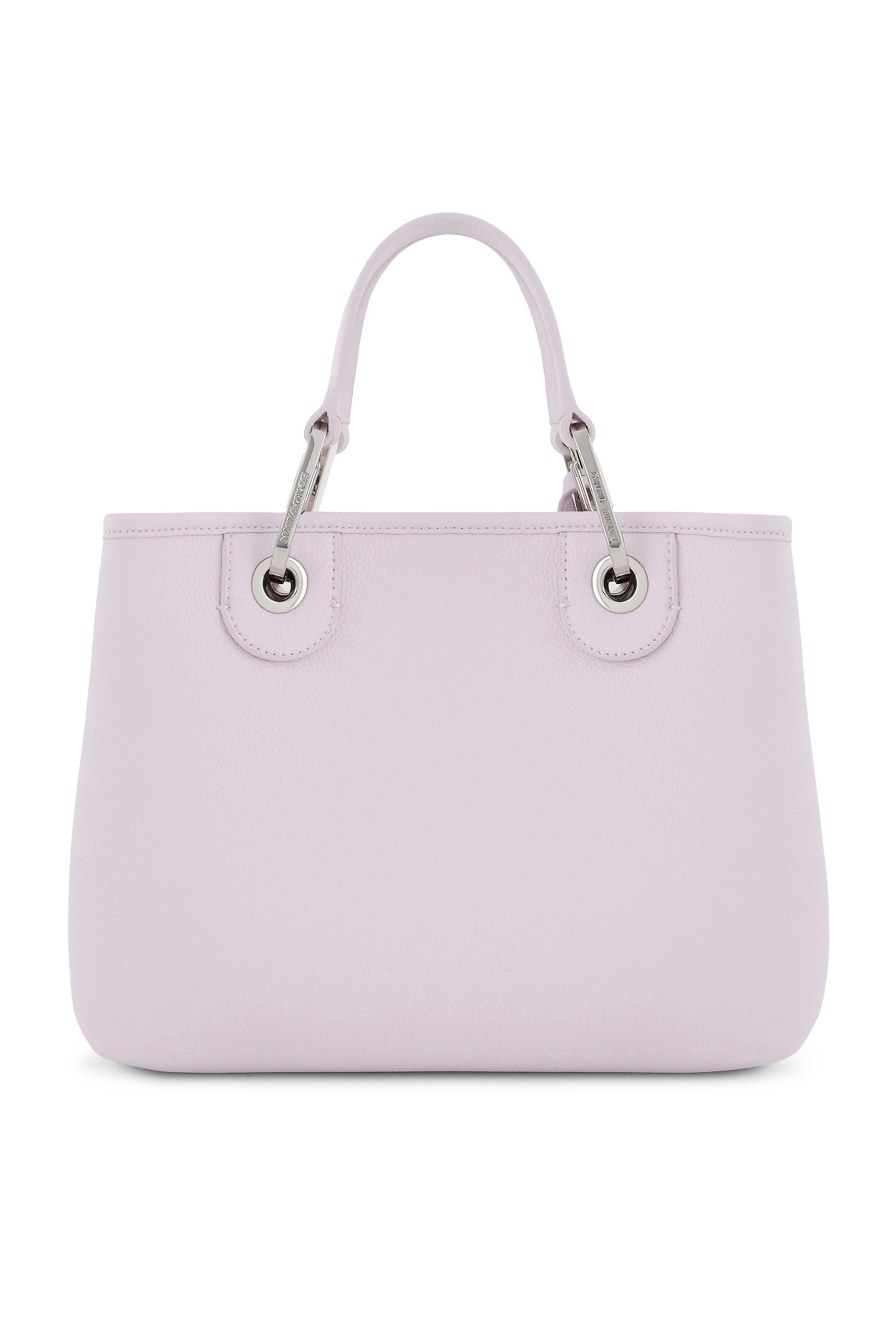 حقيبة يد صغيرة بنقشة شعار الماركة