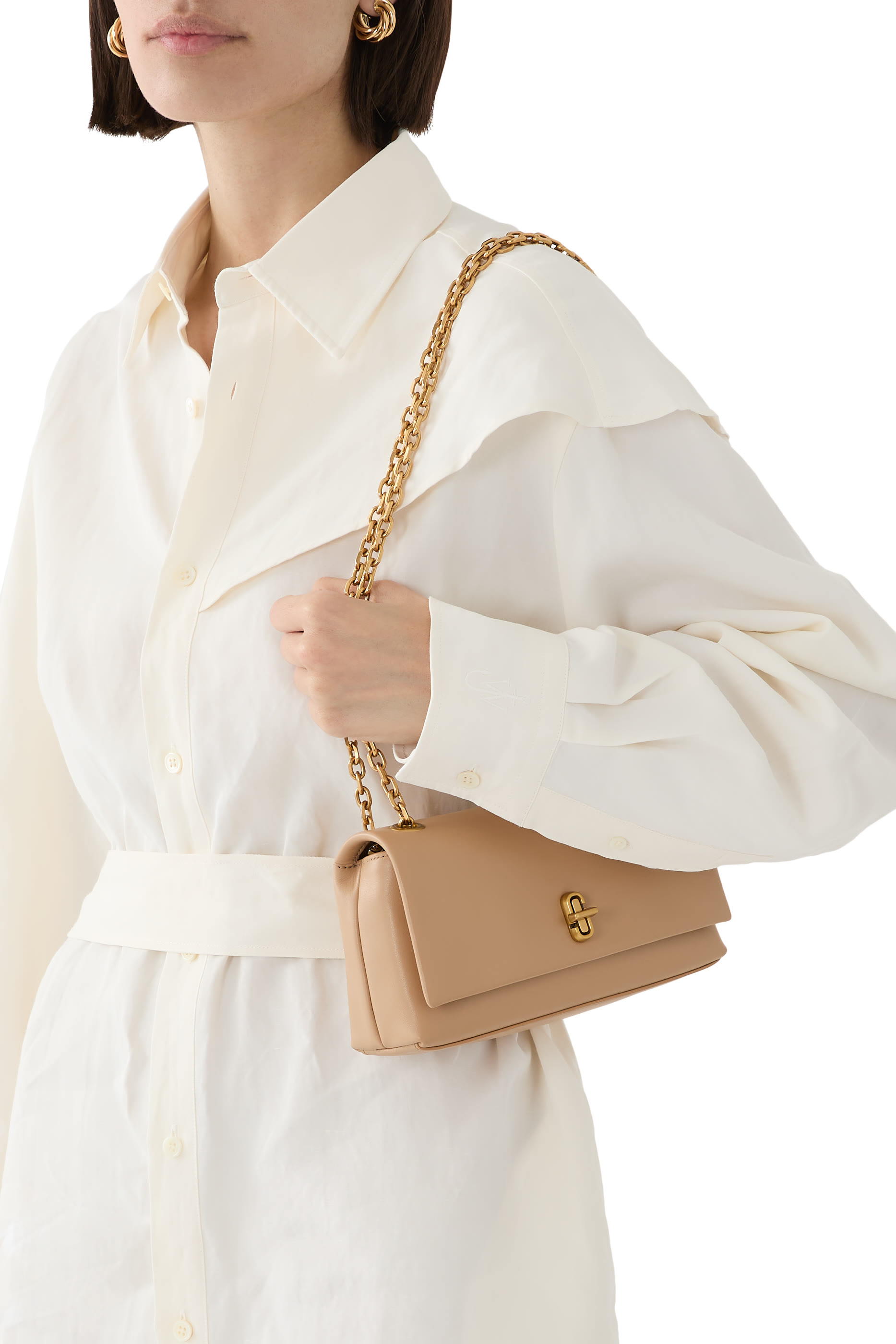 حقيبة صغيرة بحمالة سلسلة مزوجة