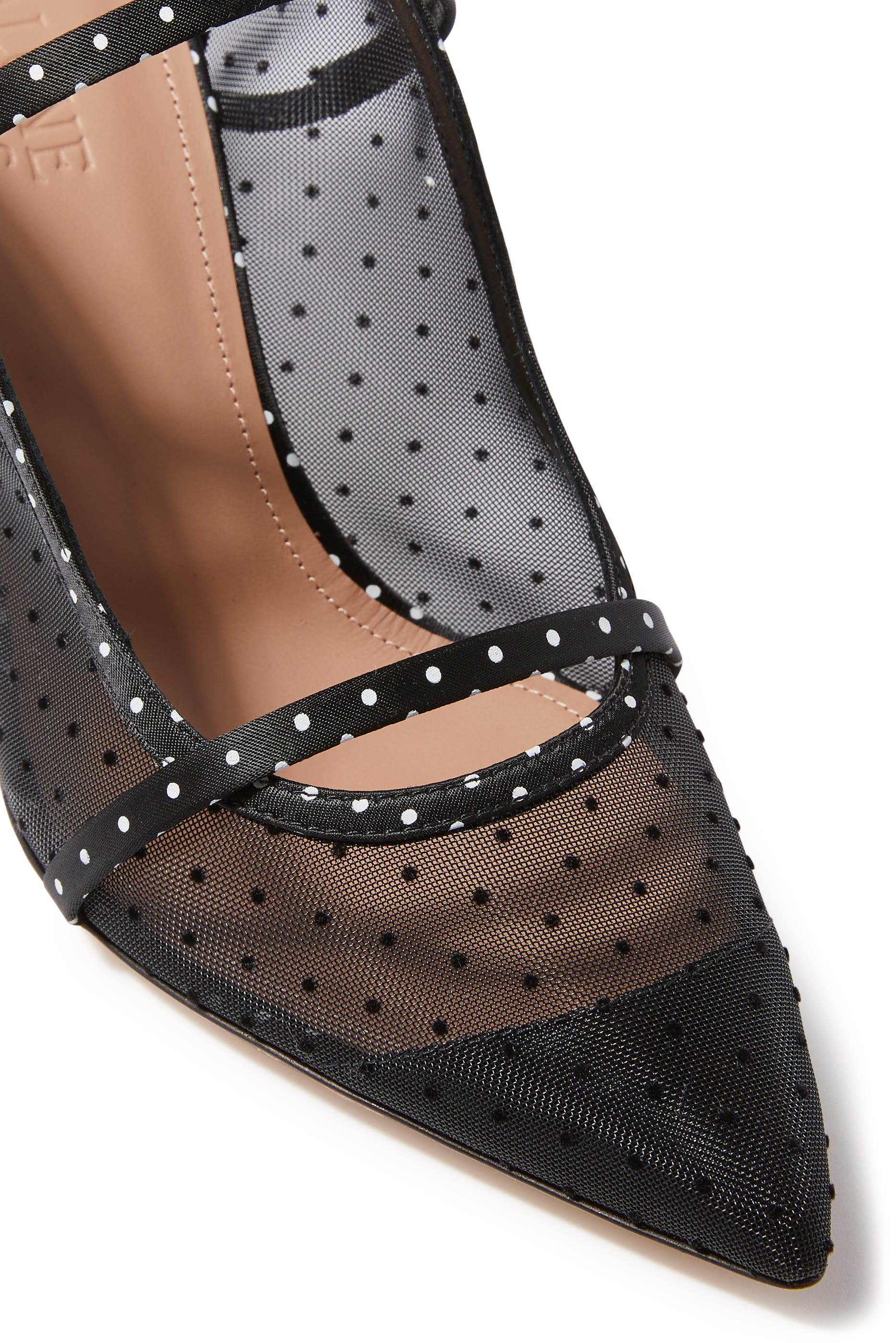 حذاء مورين 70 مفتوح من الخلف جلد ناعم