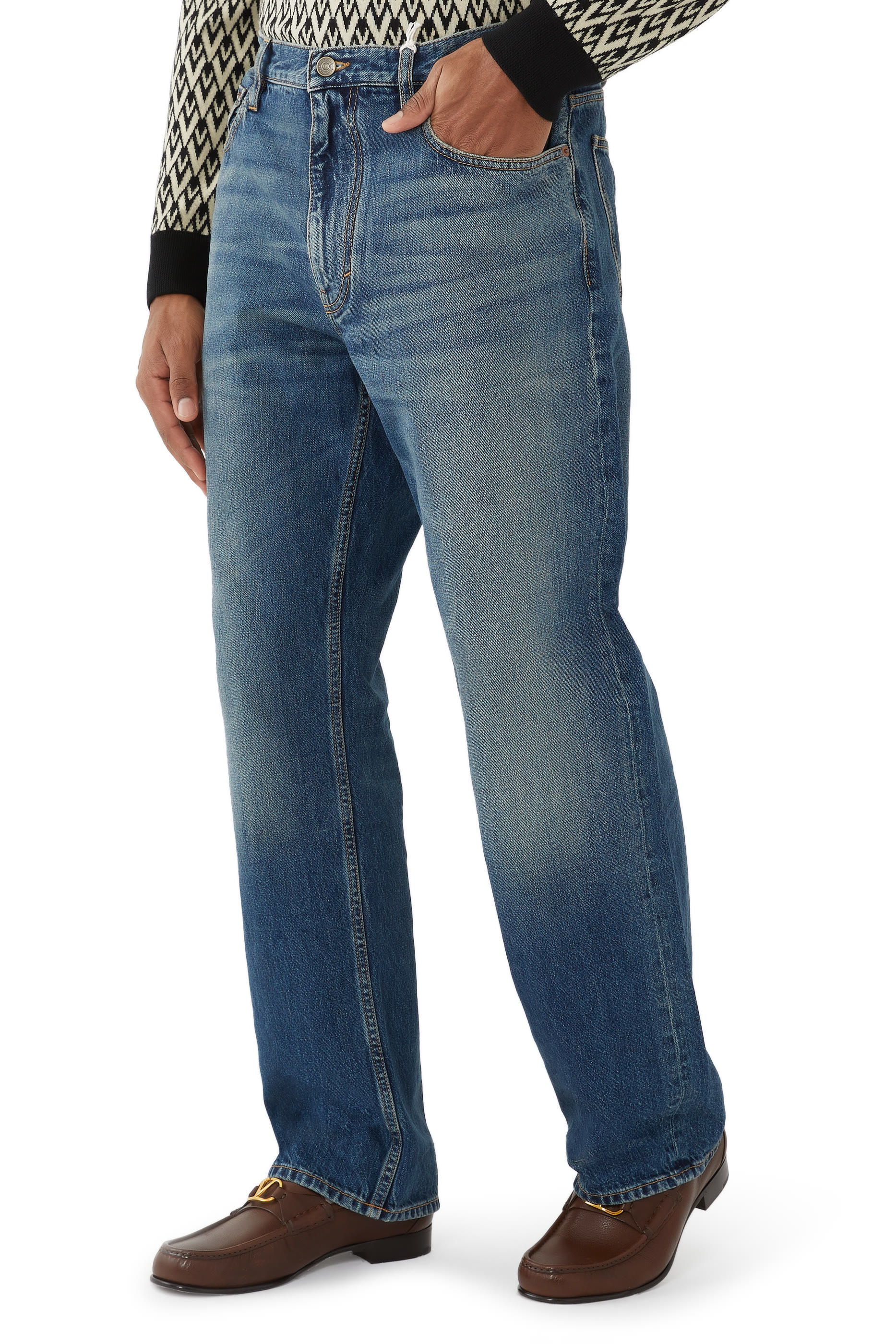 بنطال جينز بخمسة جيوب