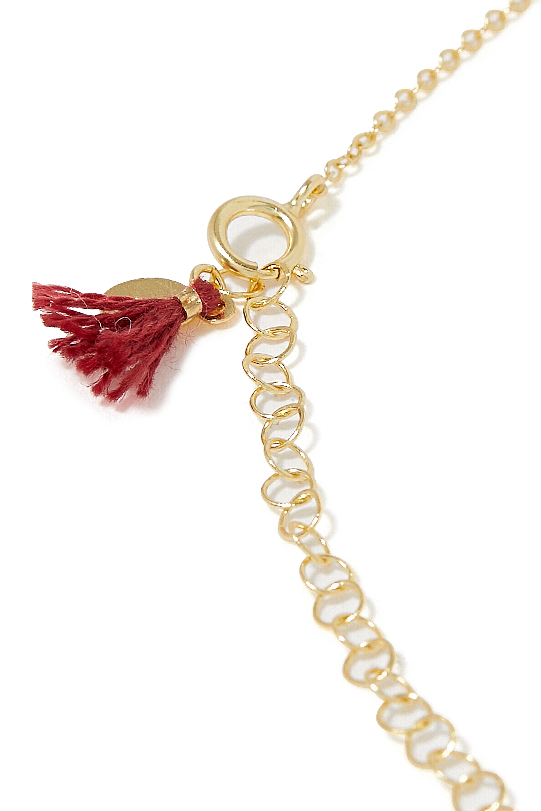 قلادة سوليتير بحلي متدلية فضة إسترلينية مطلية بذهب عيار 14