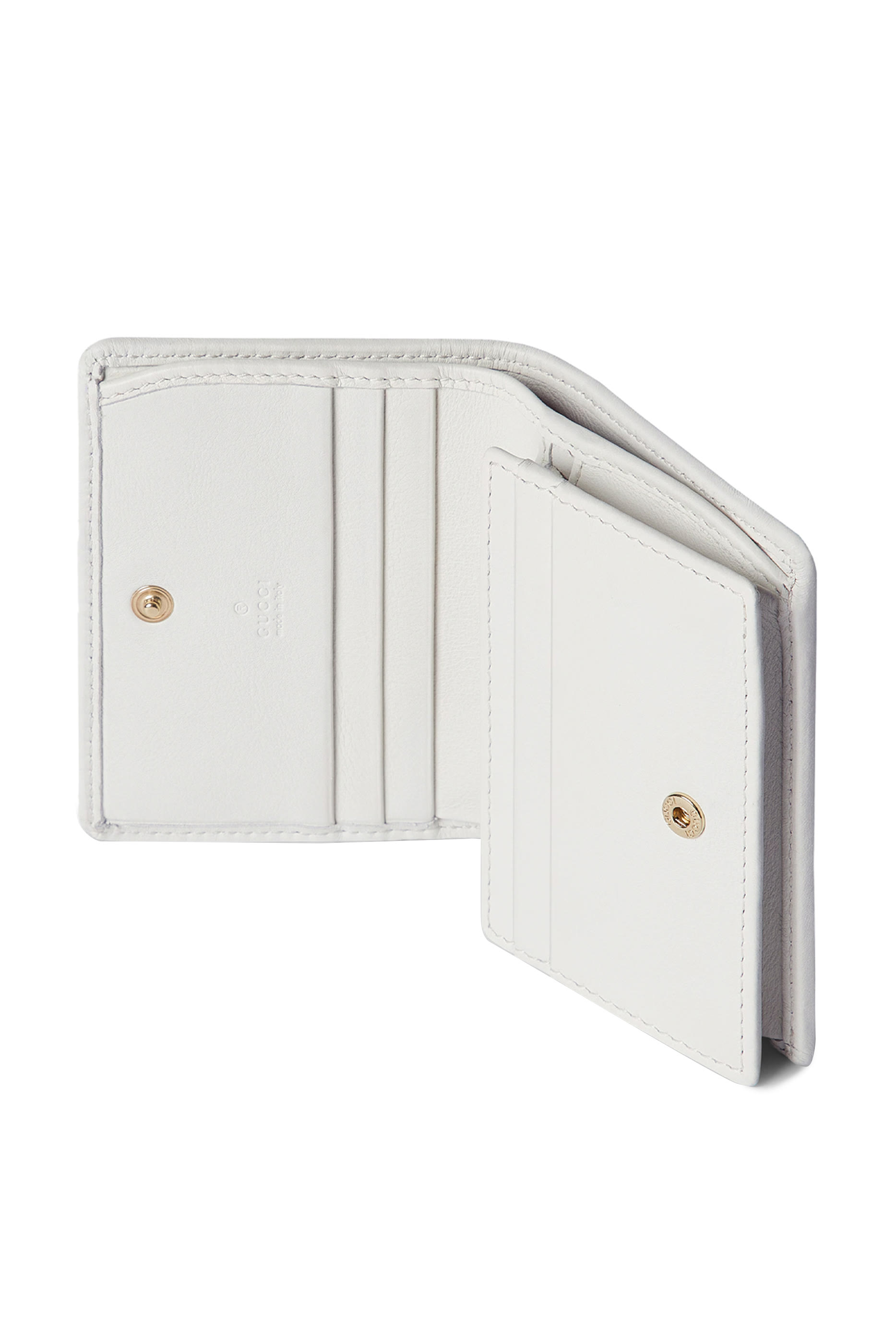 محفظة صغيرة بشعار حرفي الماركة بنقشة محفورة