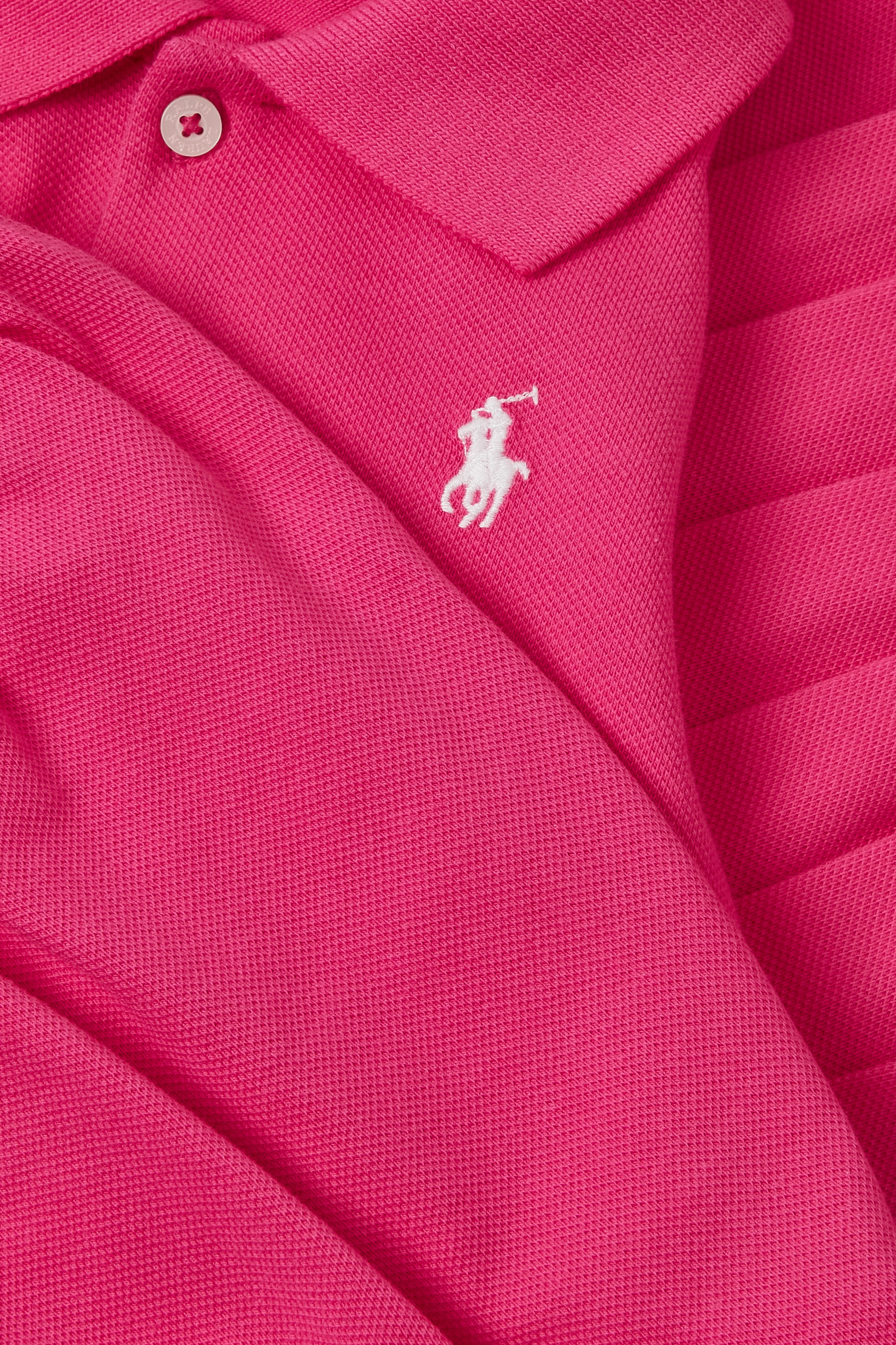 فستان بنمط قميص بولو للأطفال