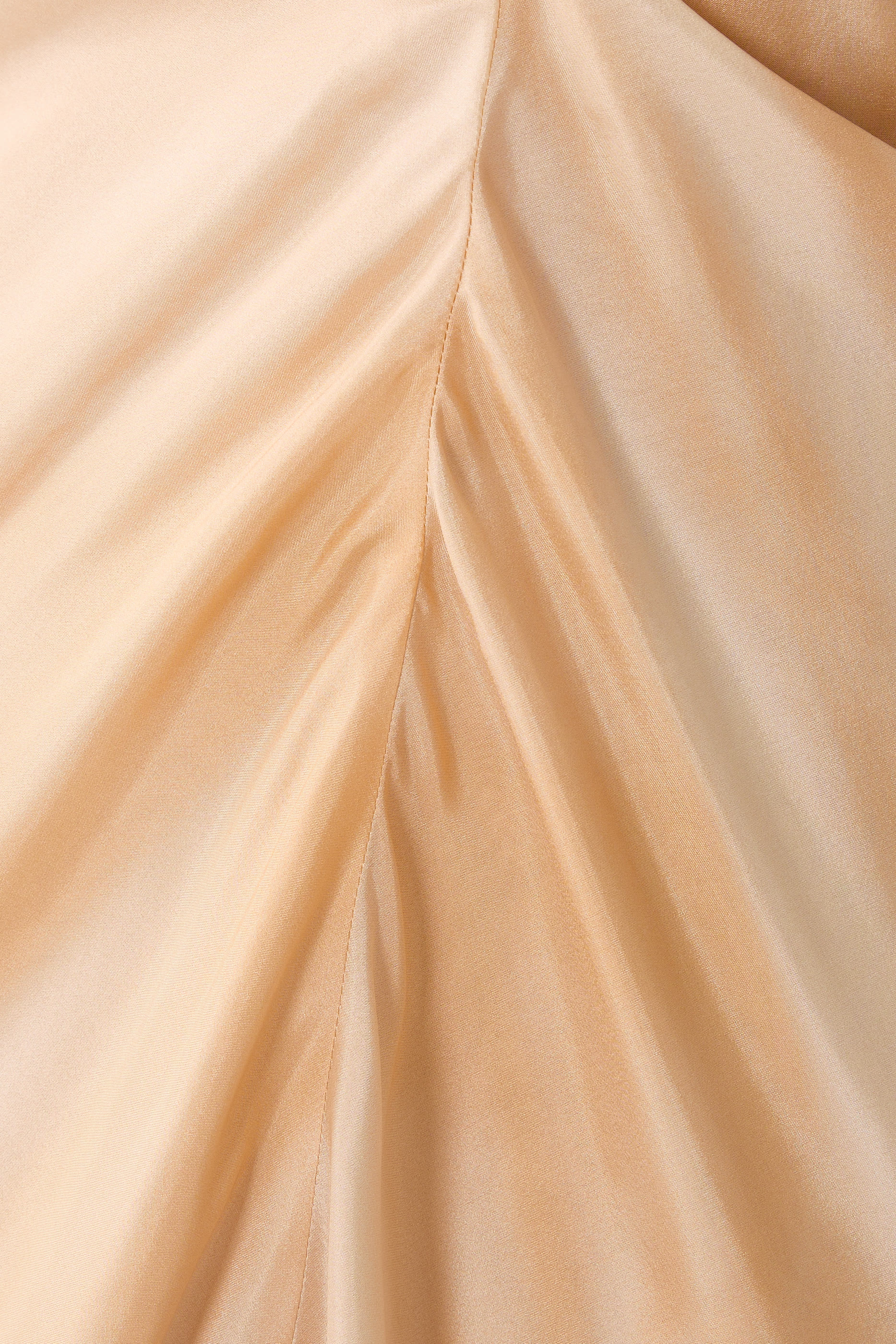 فستان قماش بونجي بنقشة باهتة حرير