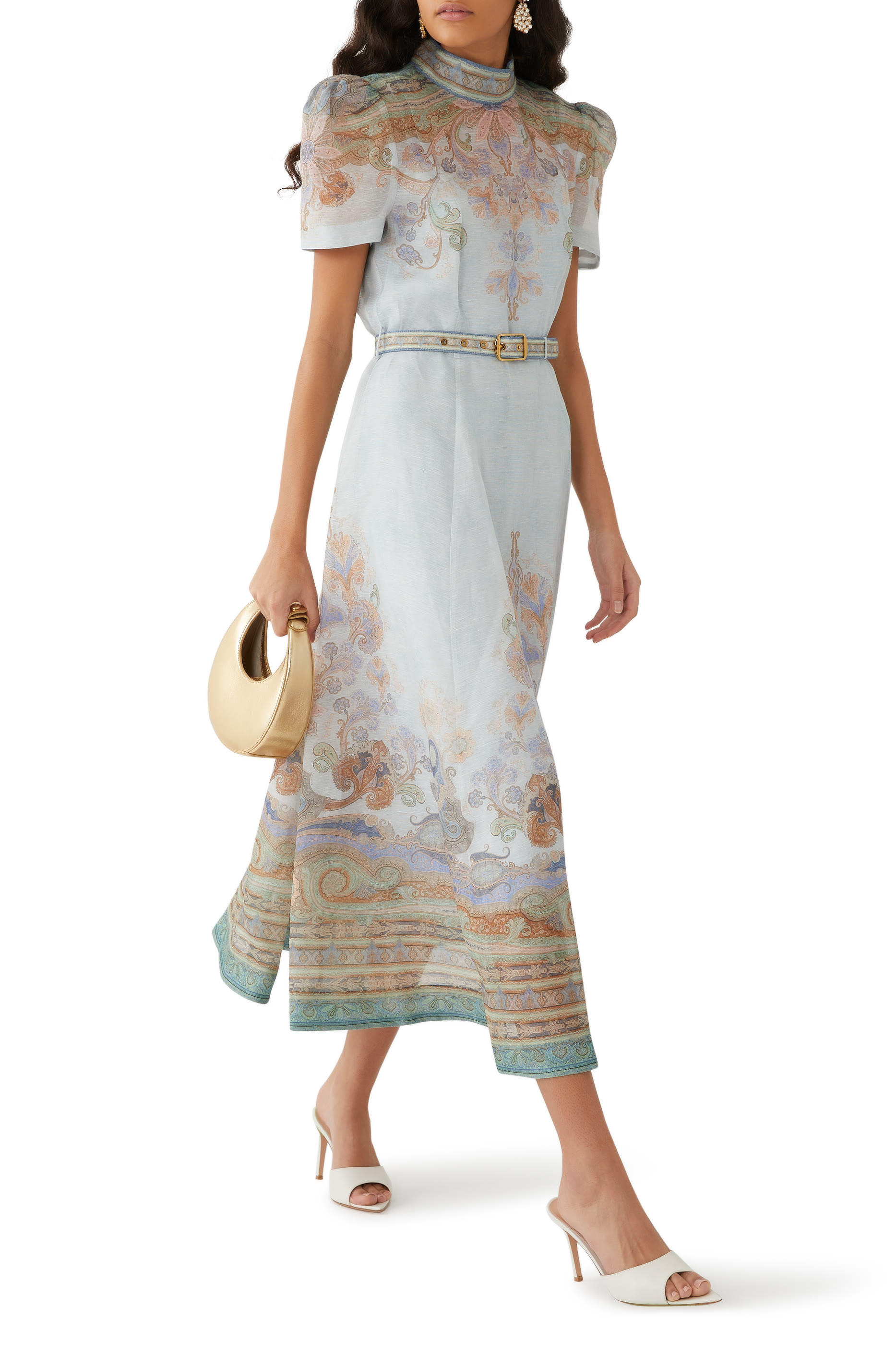 فستان إيدين متوسط الطول