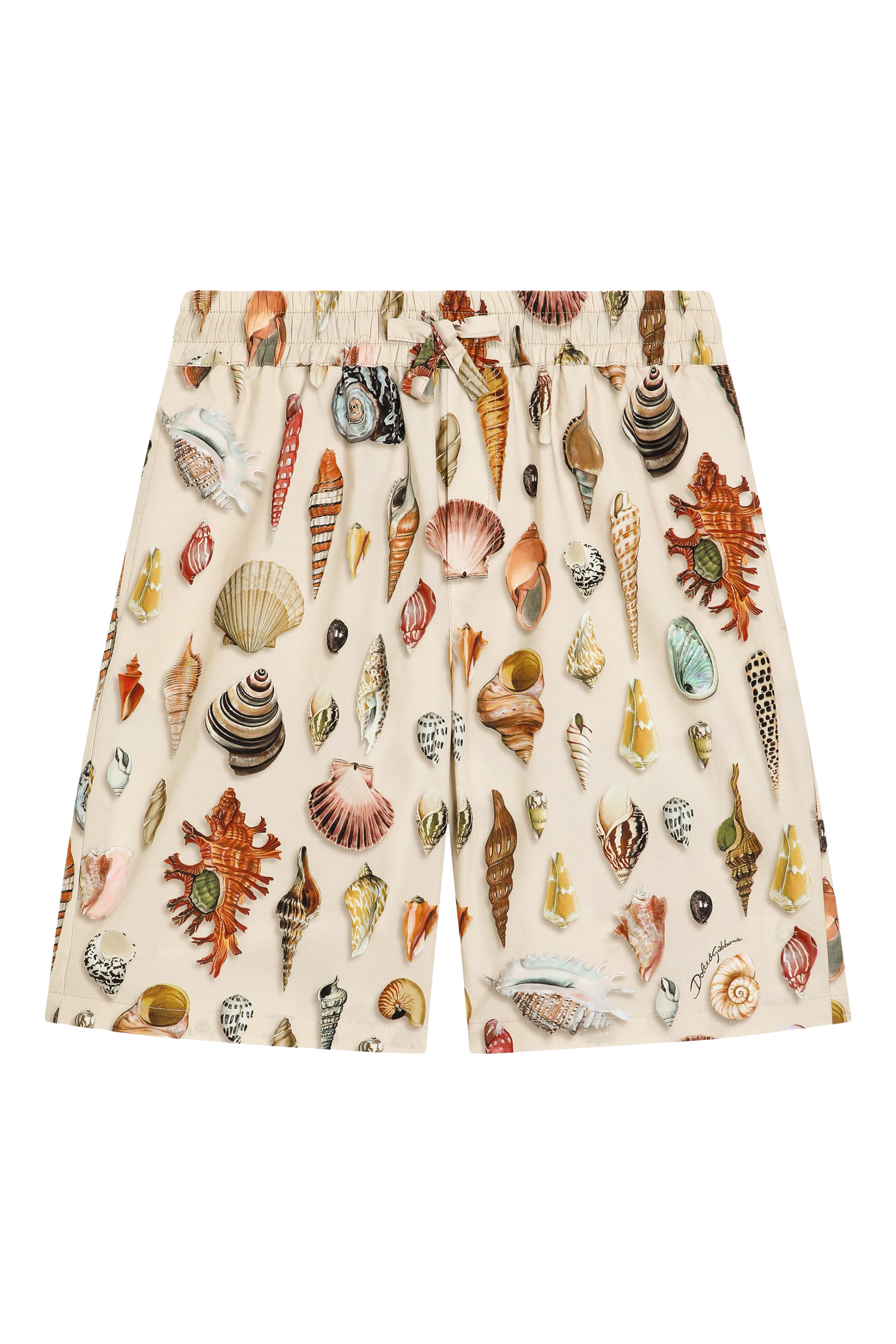 شورت بطبعة أصداف بوبلين للأطفال