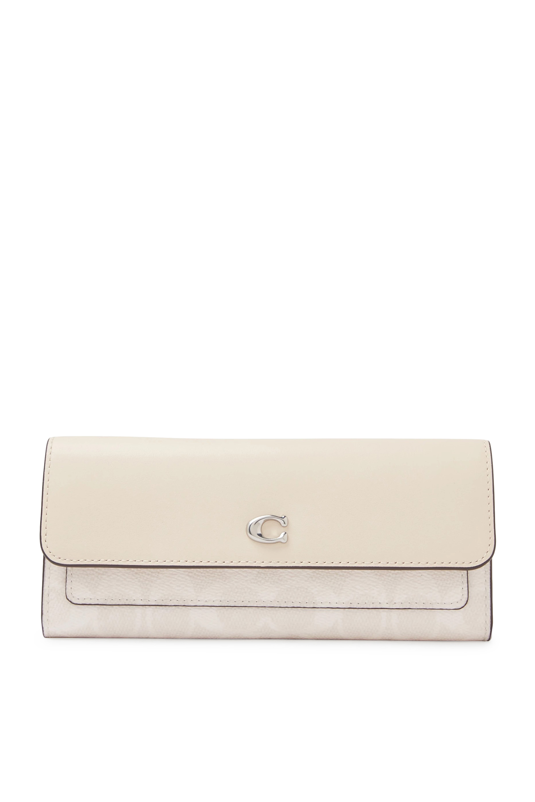 محفظة ايسنشال مستطيلة قماش قنب بشعار الماركة