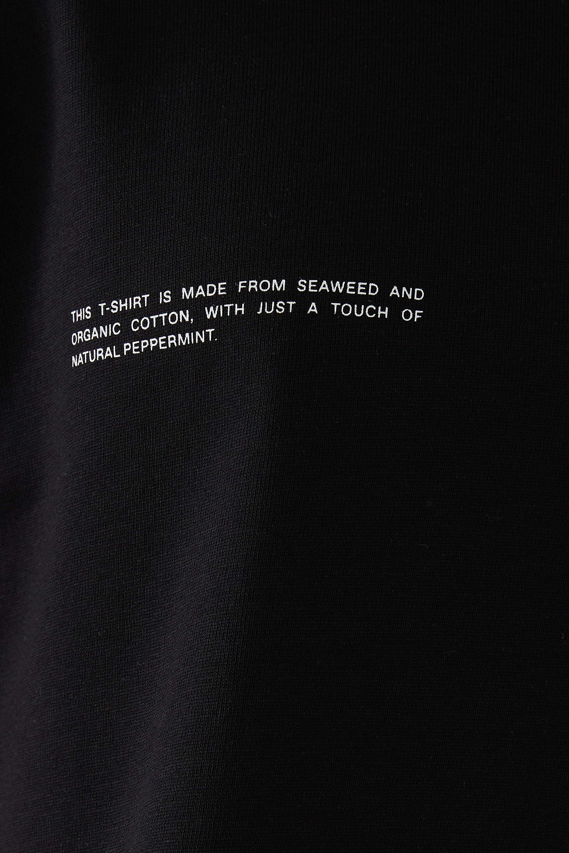 تيشيرت قطن عضوي بألياف الأعشاب البحرية
