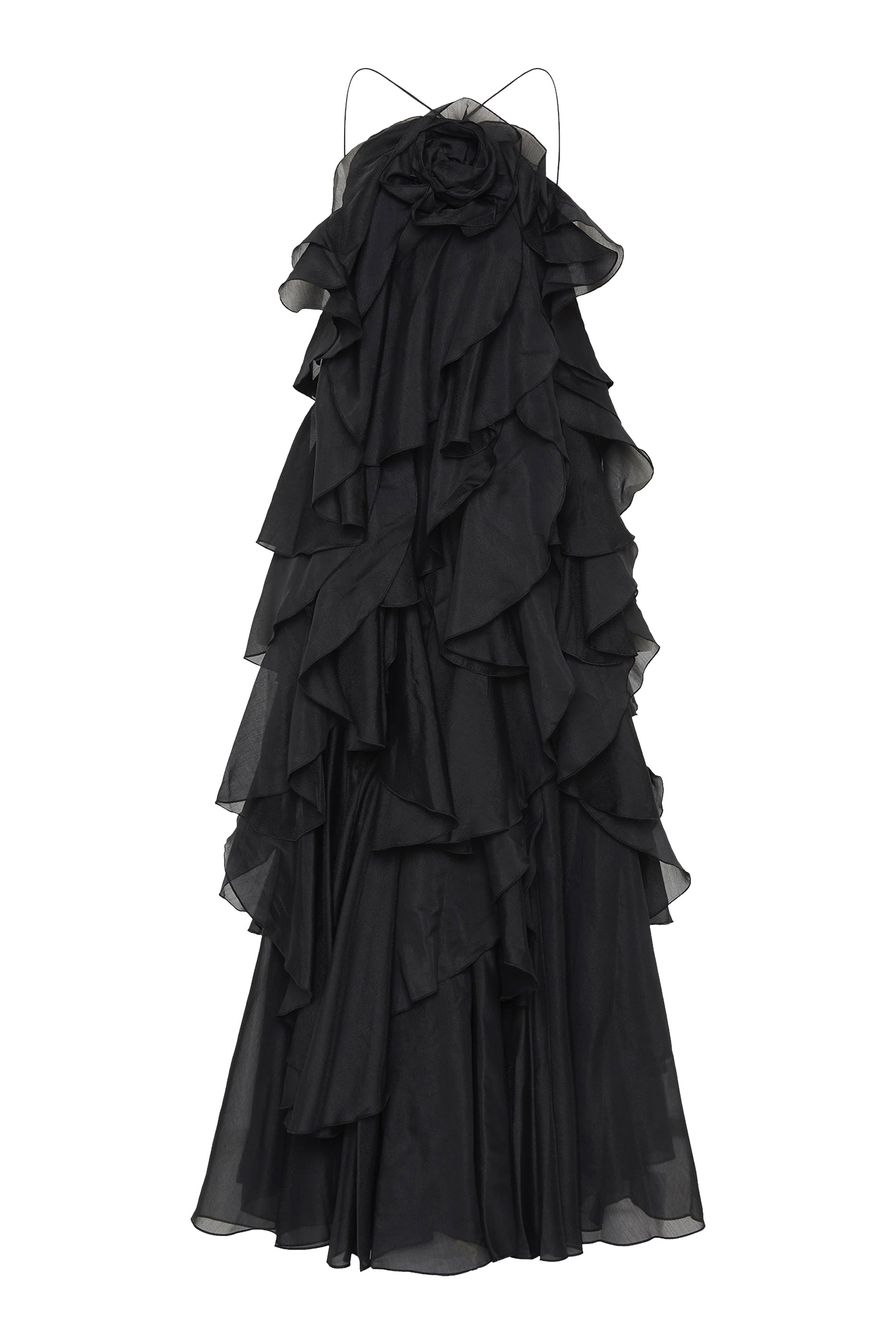 فستان طويل باندوريا بتصميم متدرج