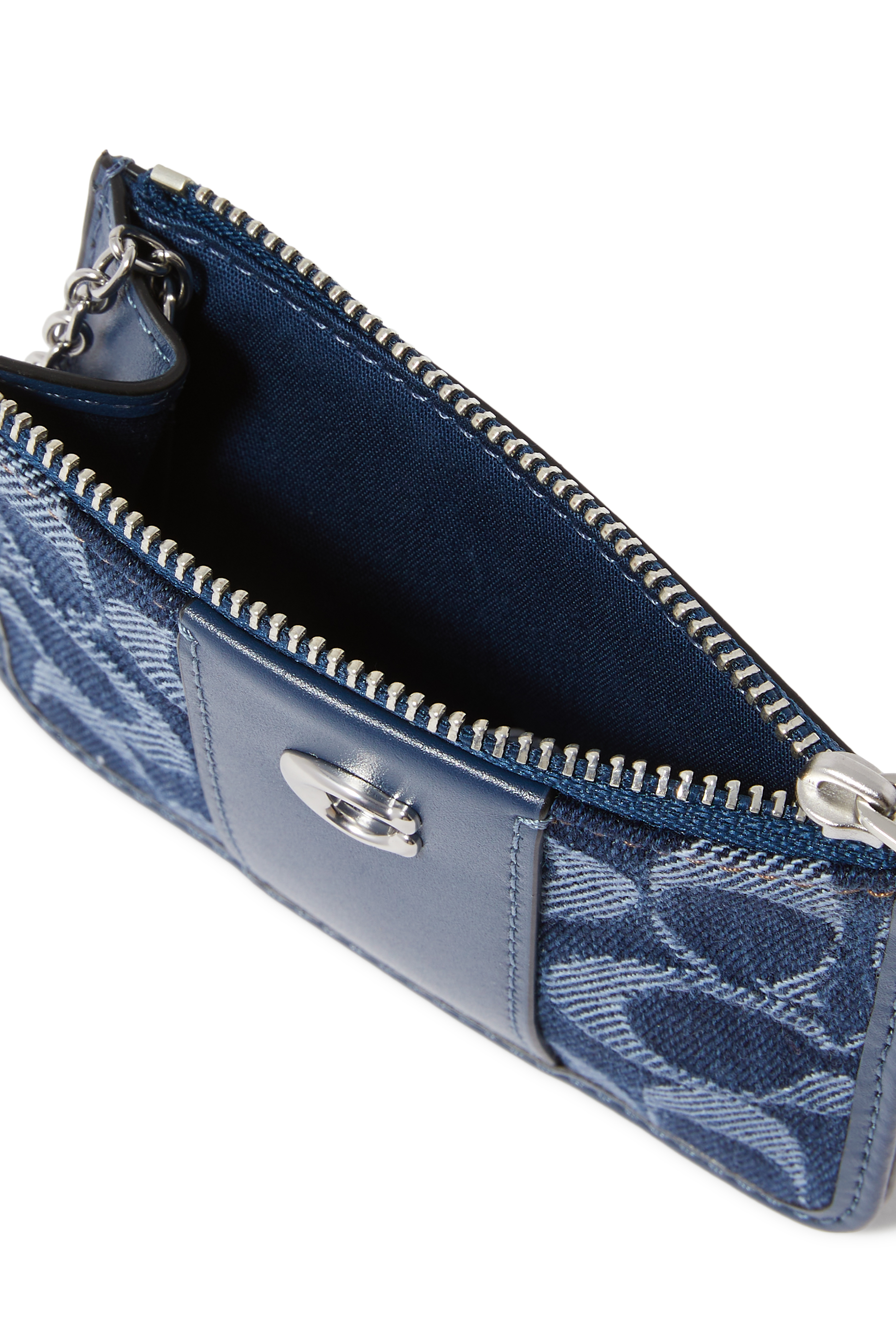 حافظة بطاقات دنيم