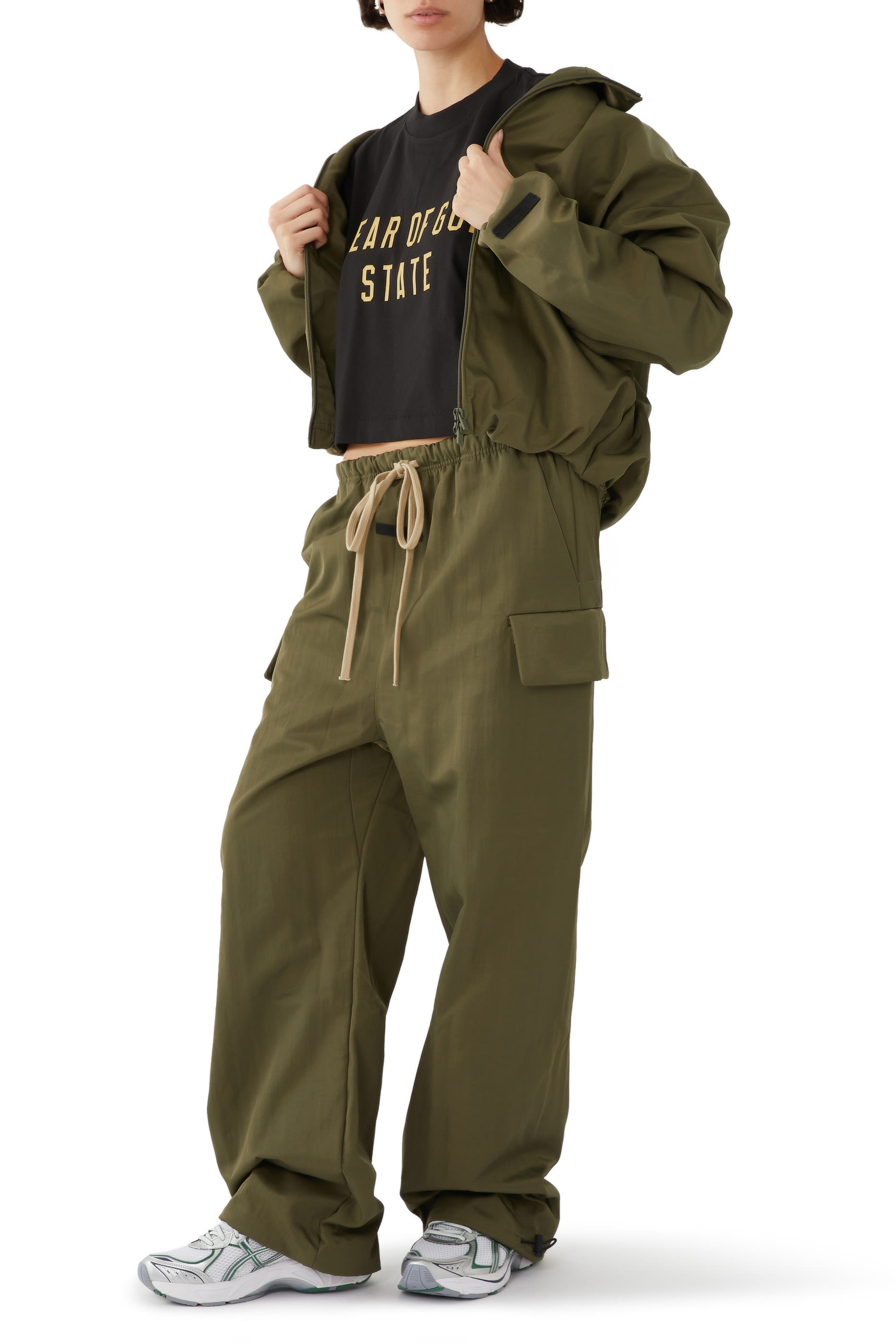 بنطال فيلد نايلون بارز الملمس